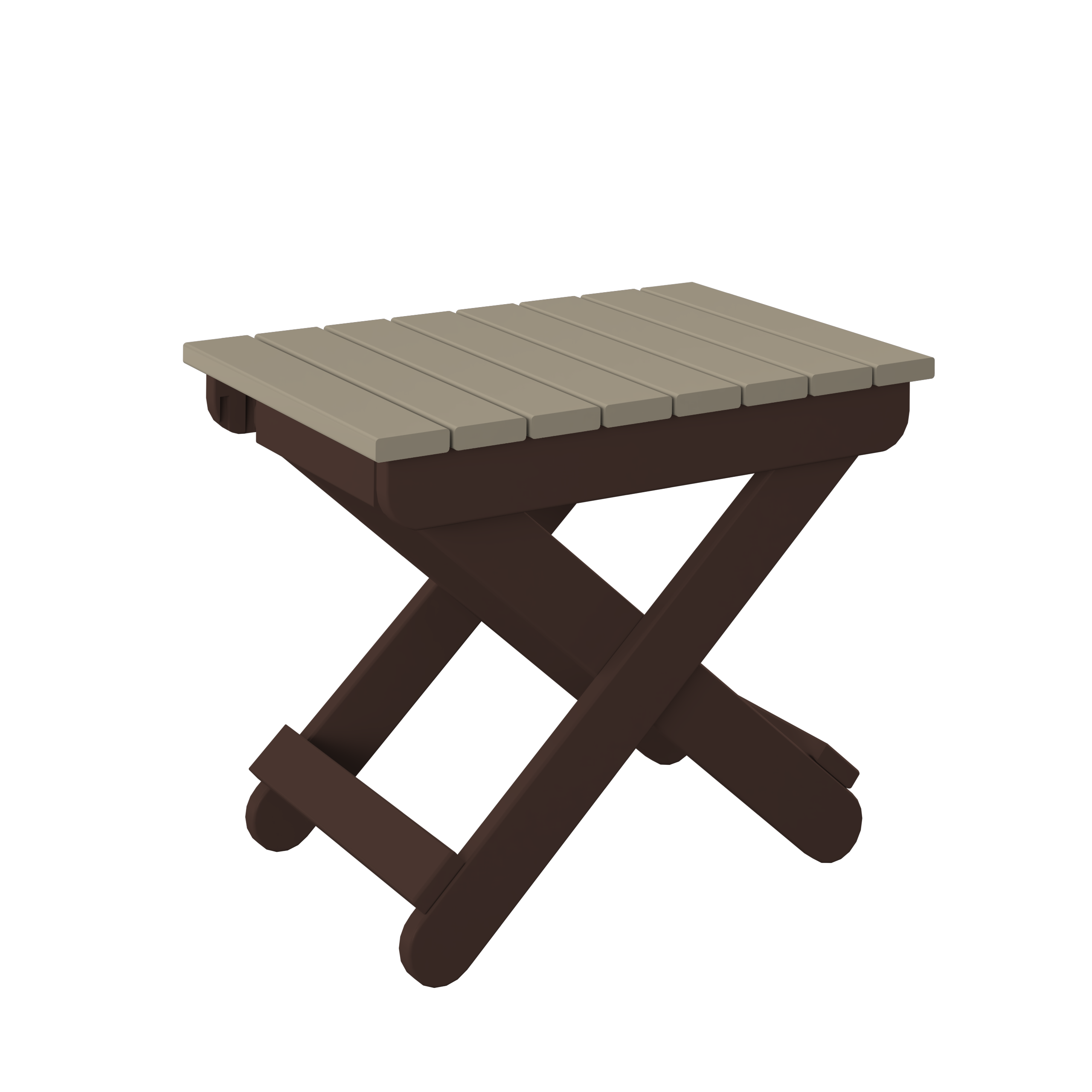 Folding End Table