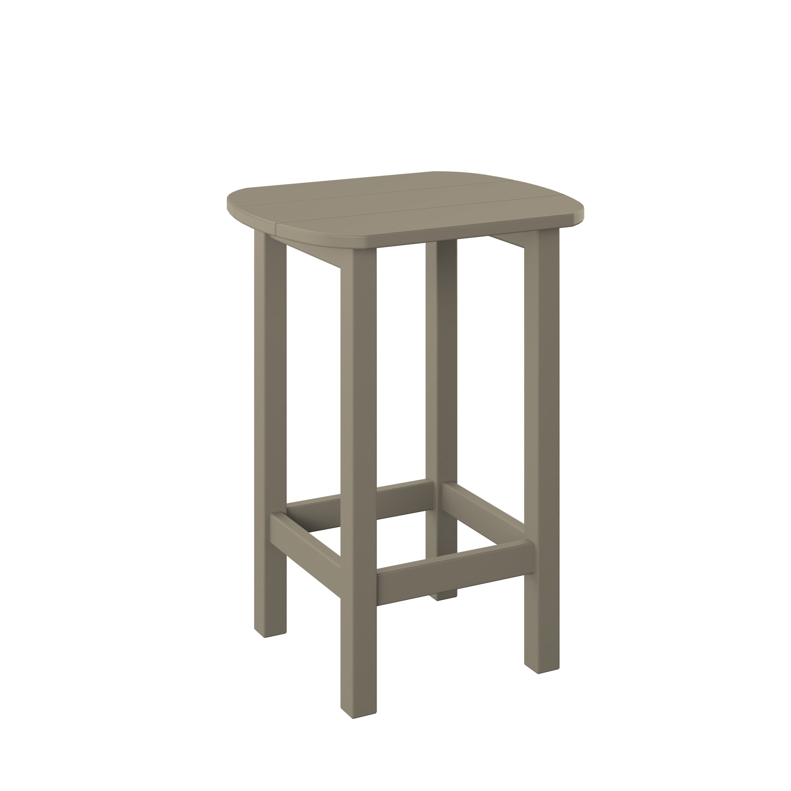 Raised End Table 27"