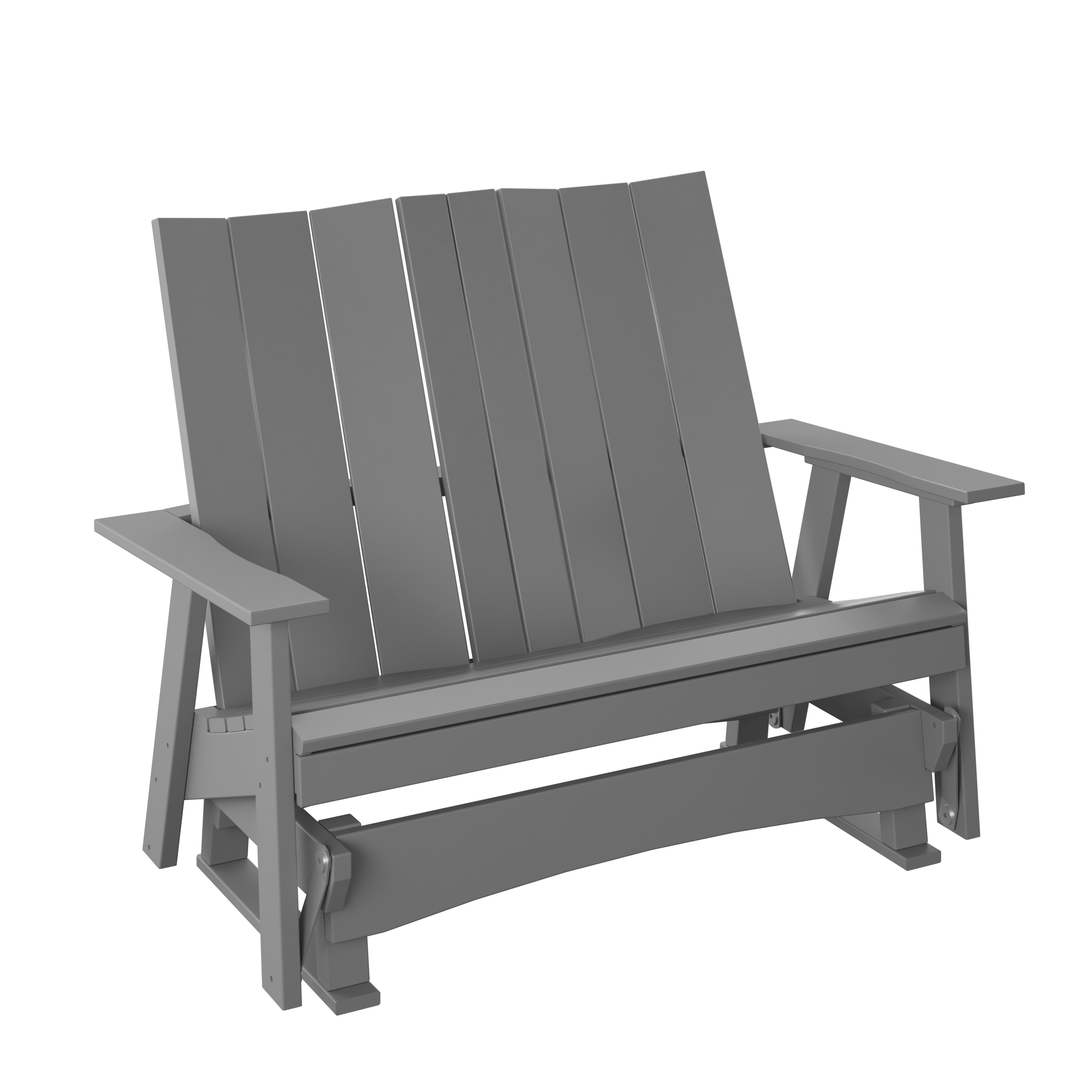 Modern Double Adirondack Glider