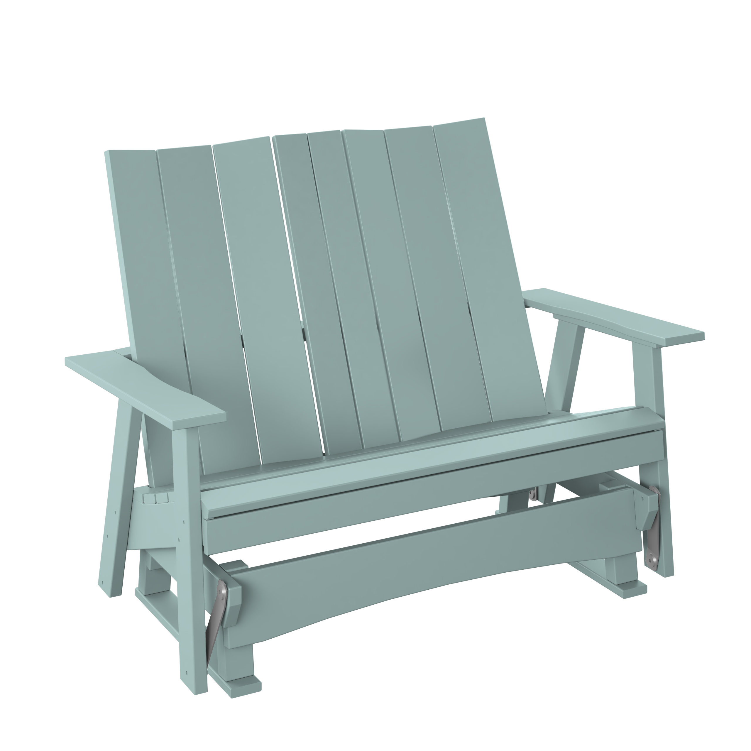 Modern Double Adirondack Glider