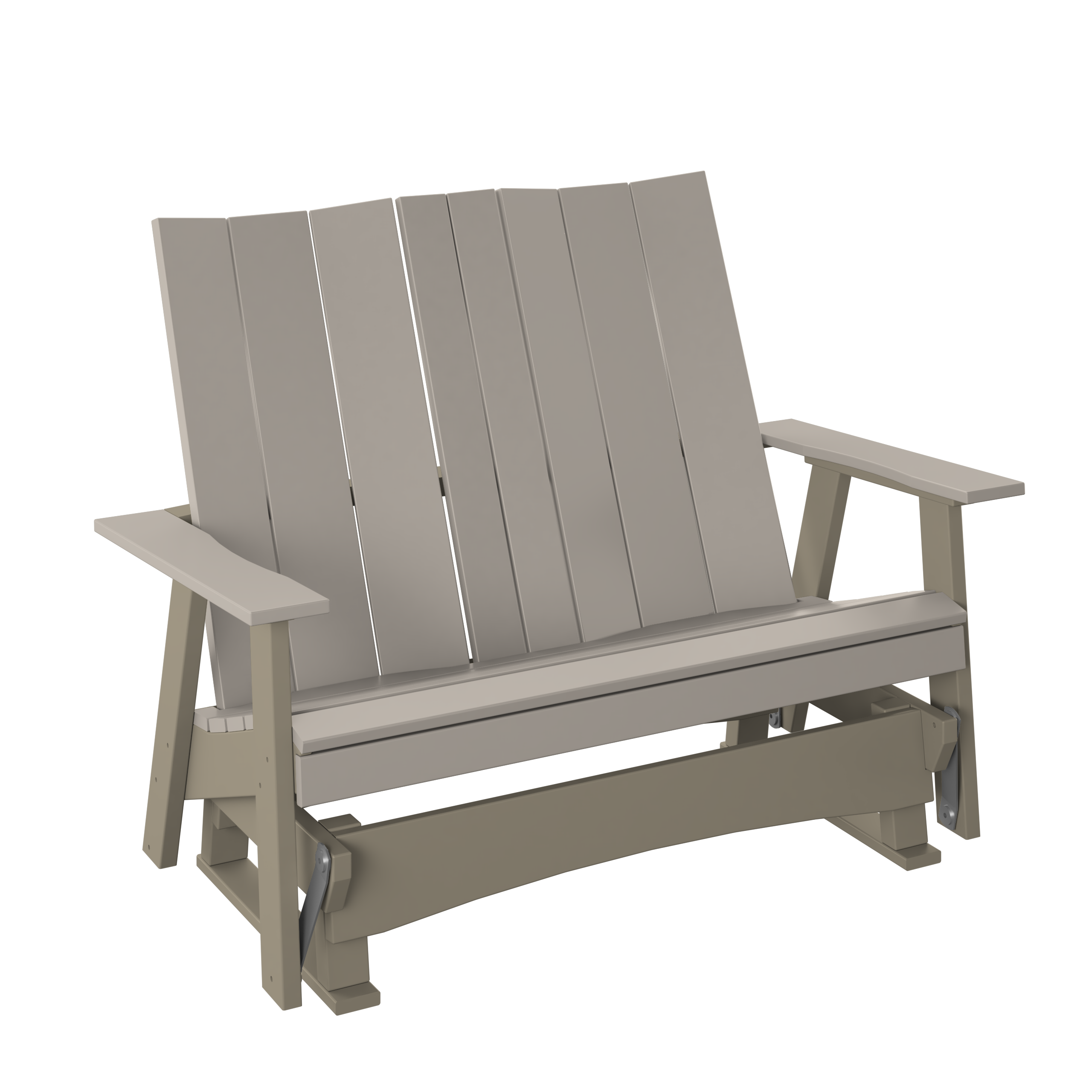 Modern Double Adirondack Glider