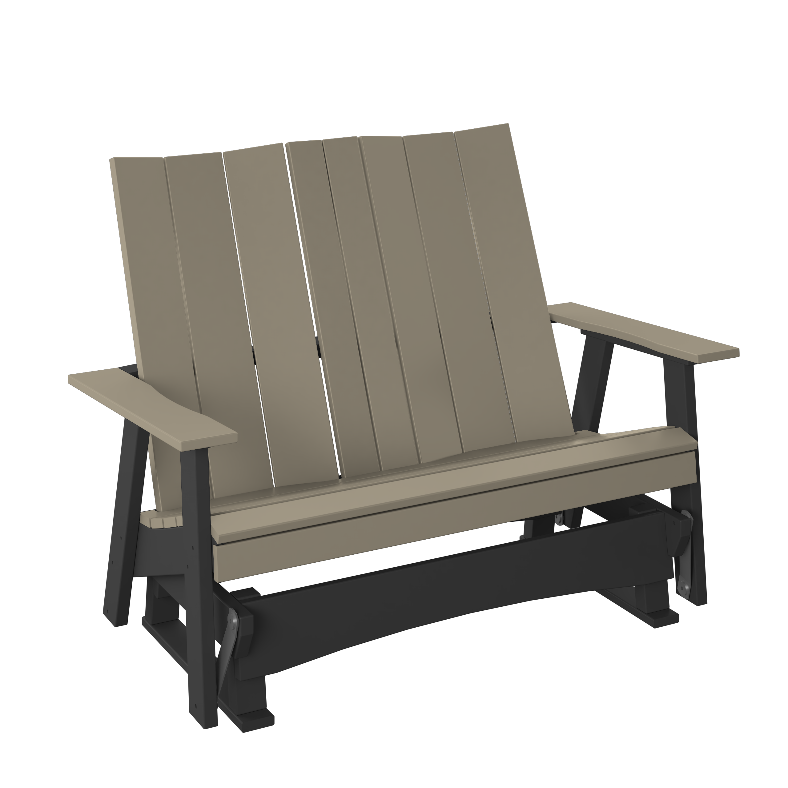 Modern Double Adirondack Glider