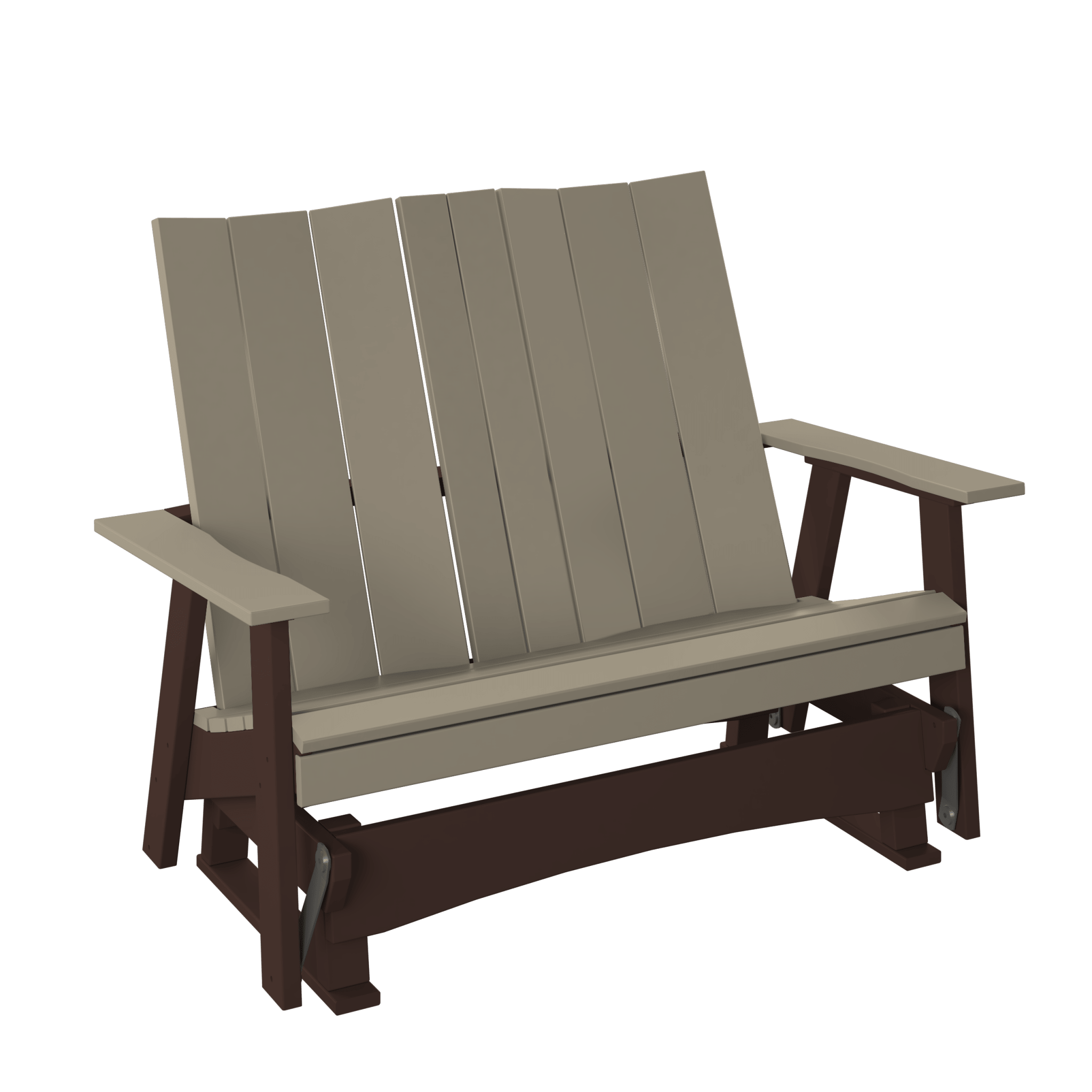 Modern Double Adirondack Glider - Haven Outdoor