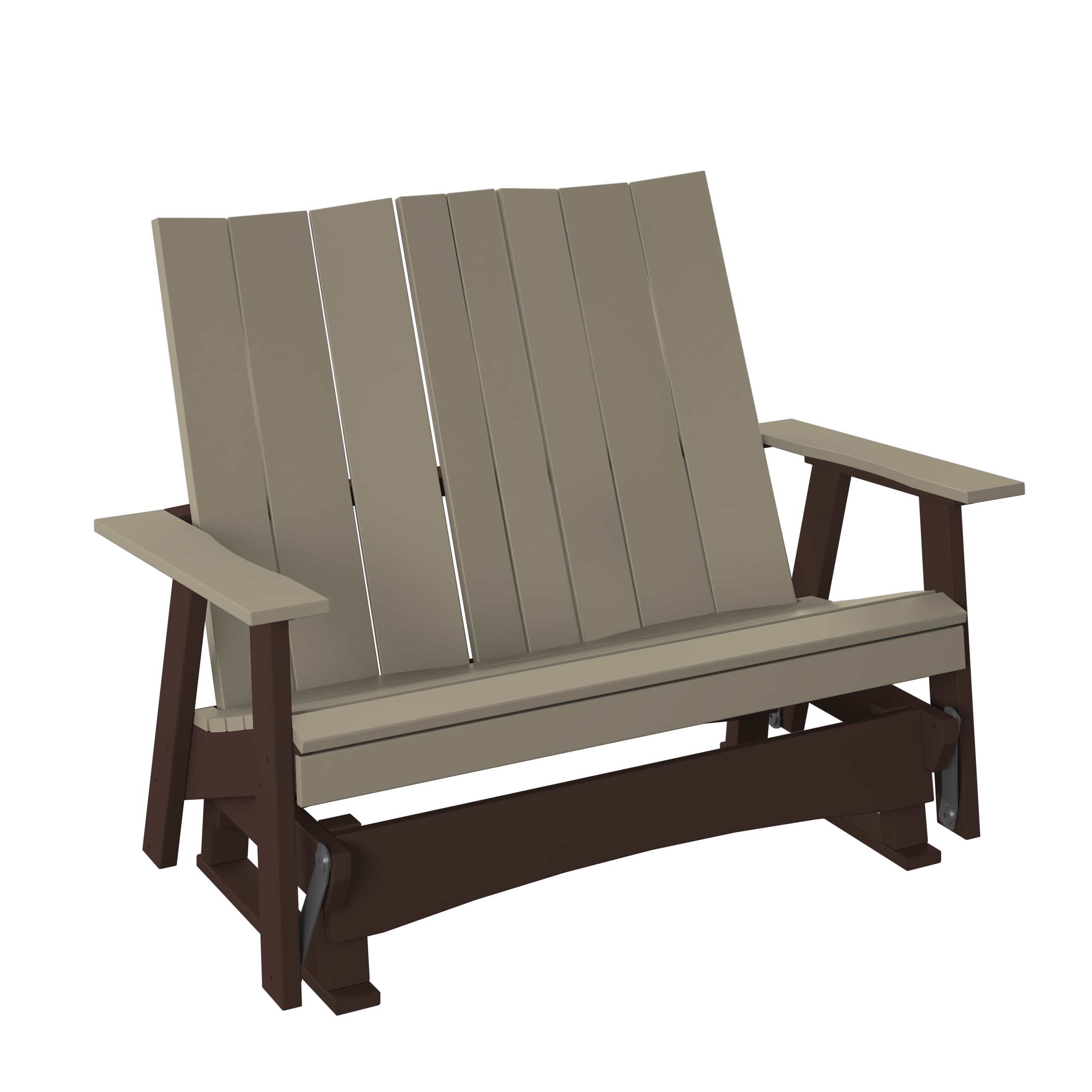 Modern Double Adirondack Glider