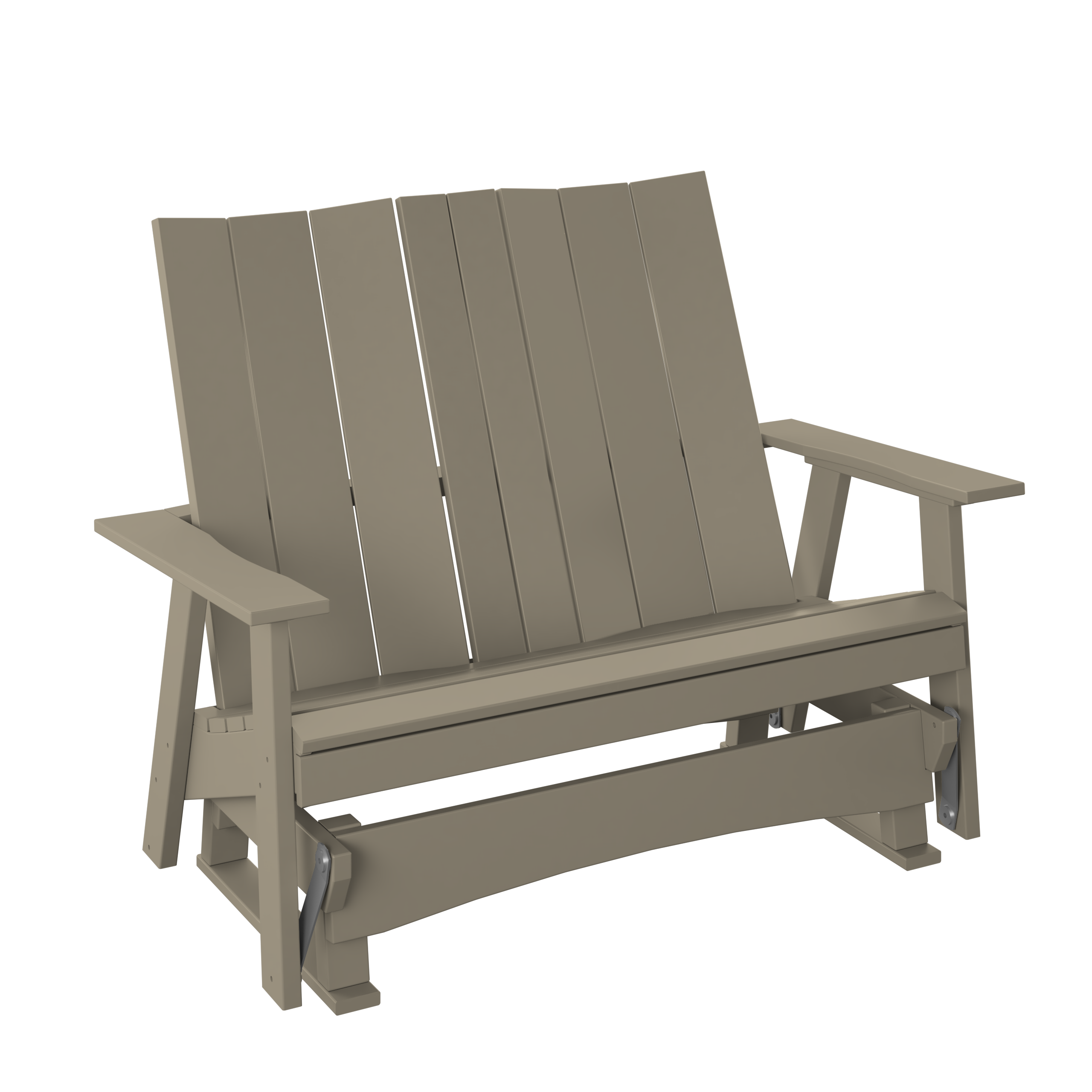 Modern Double Adirondack Glider