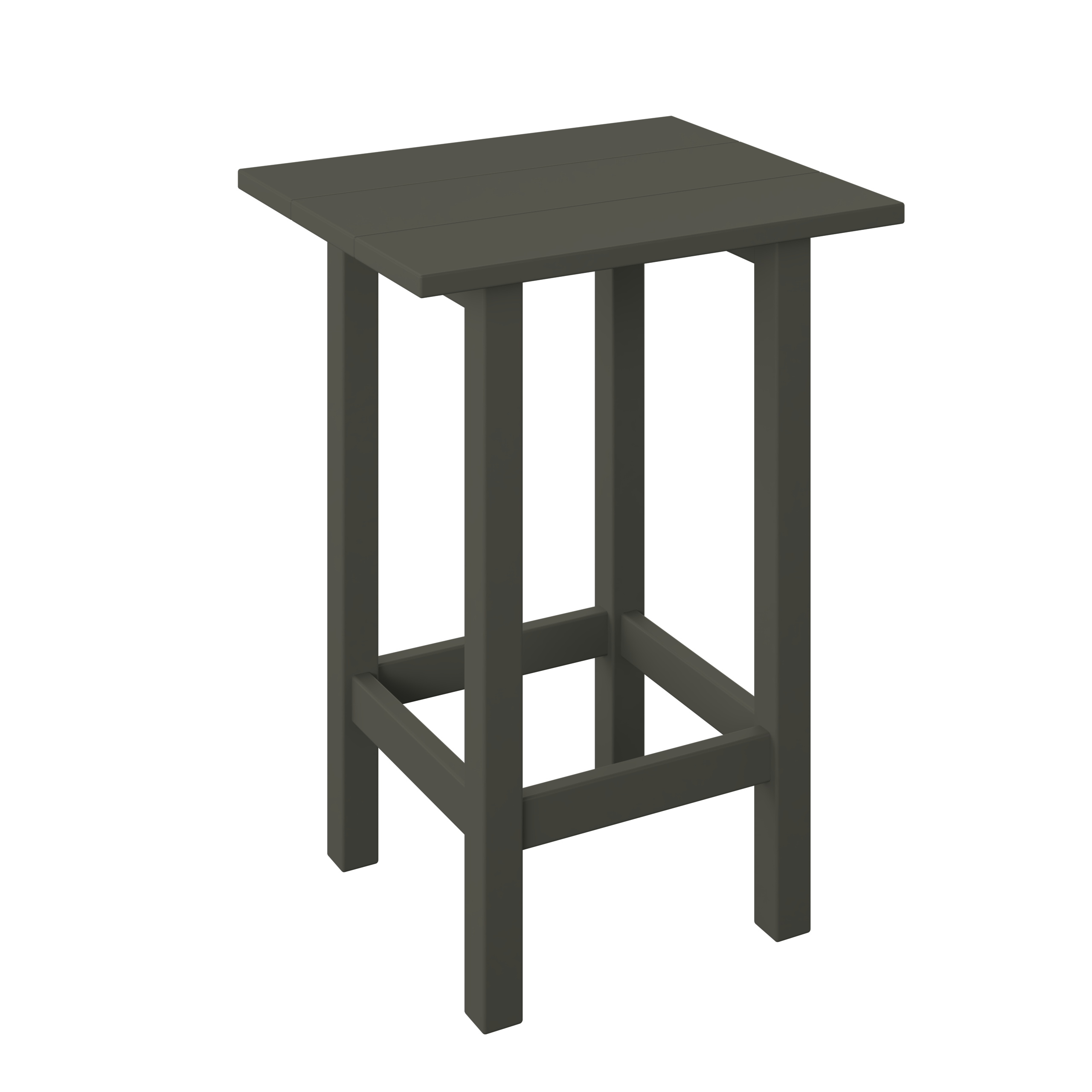 Modern Raised End Table 27"