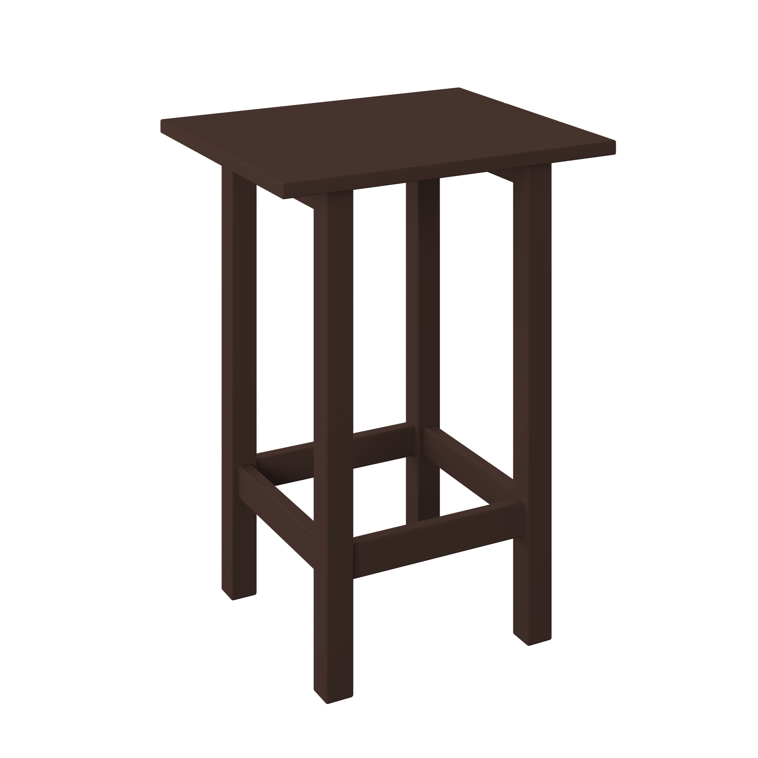 Modern Raised End Table 27"