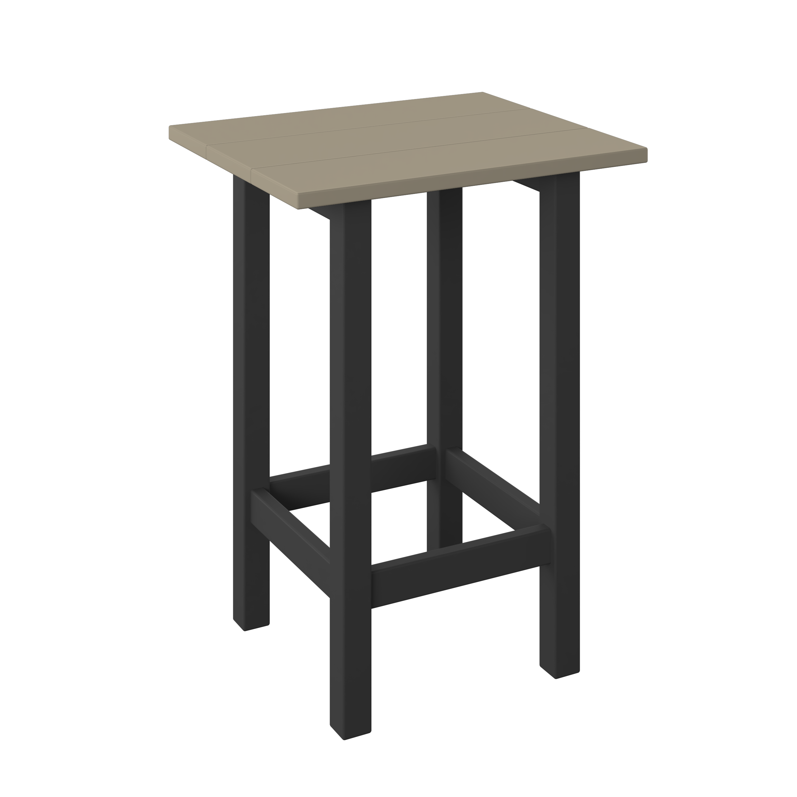 Modern Raised End Table 27"