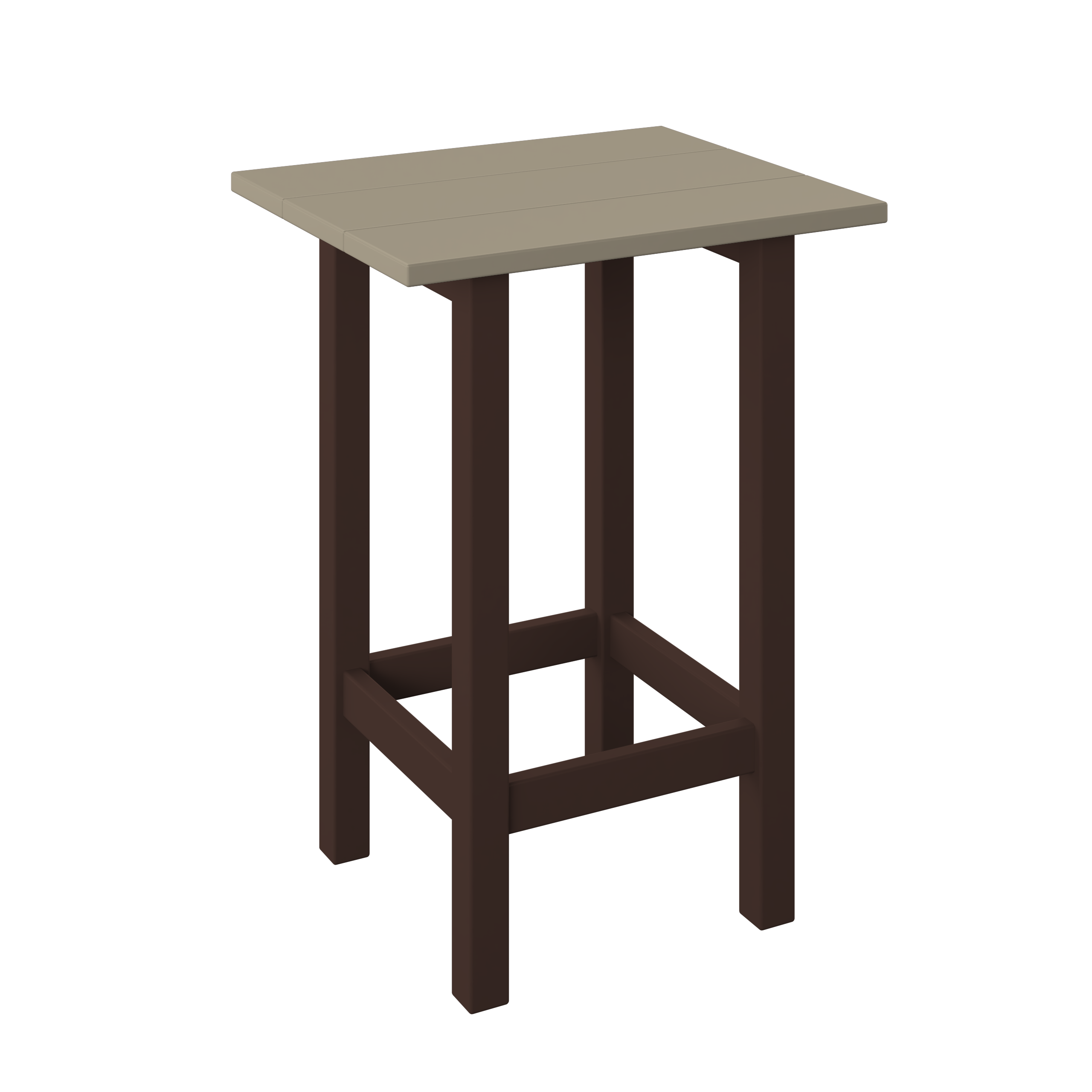 Modern Raised End Table 27"