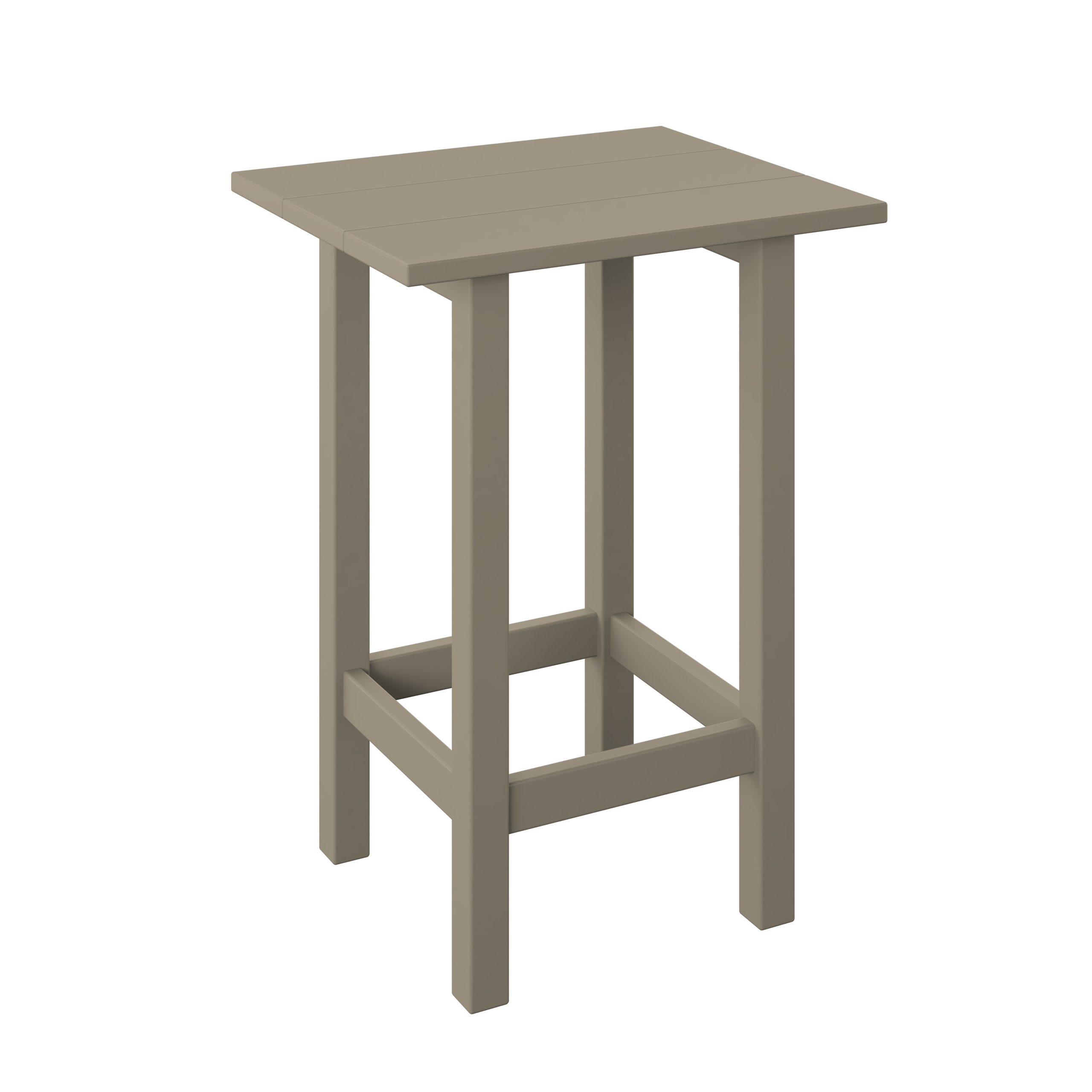 Modern Raised End Table 27"