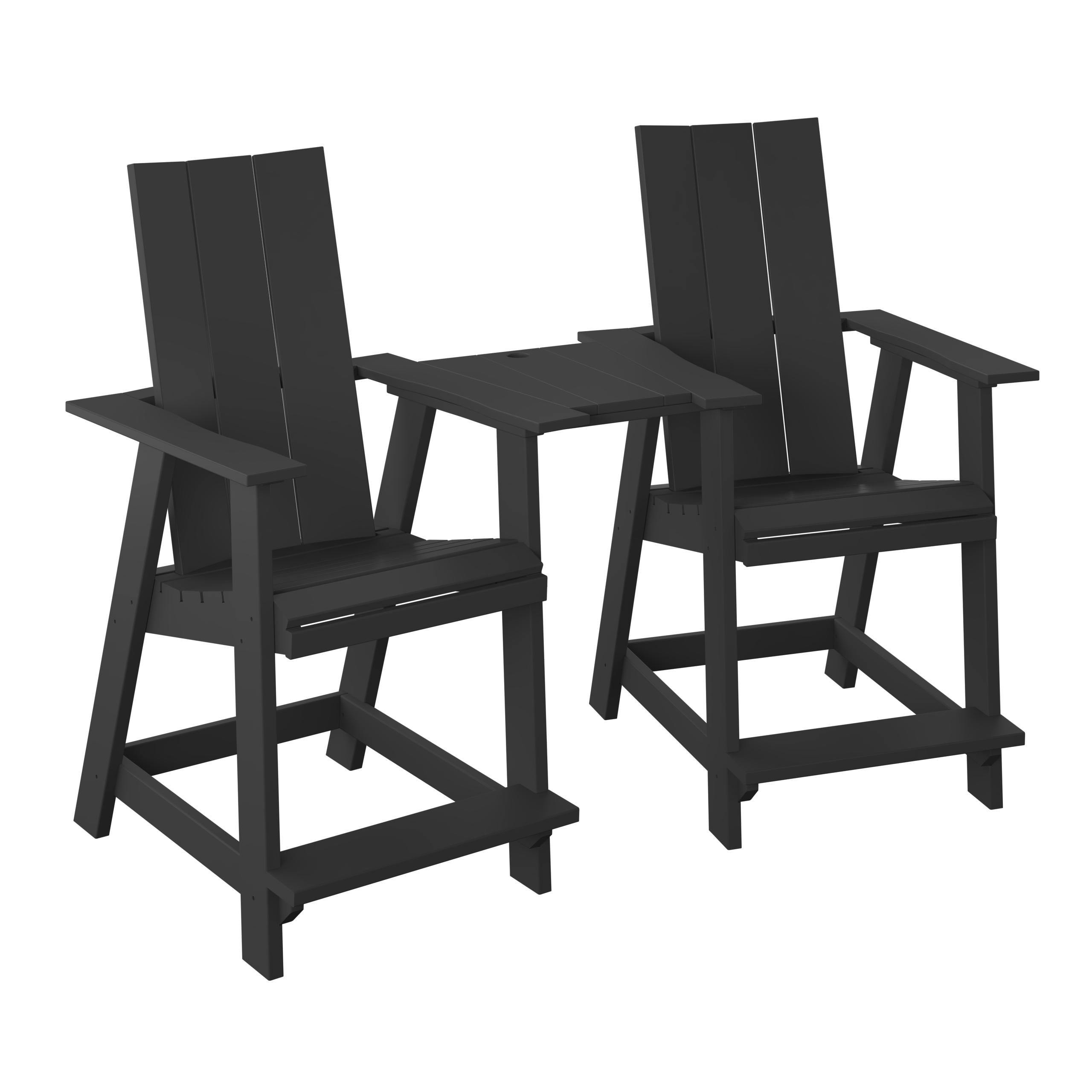 Modern Tete-a-tete Counter Set