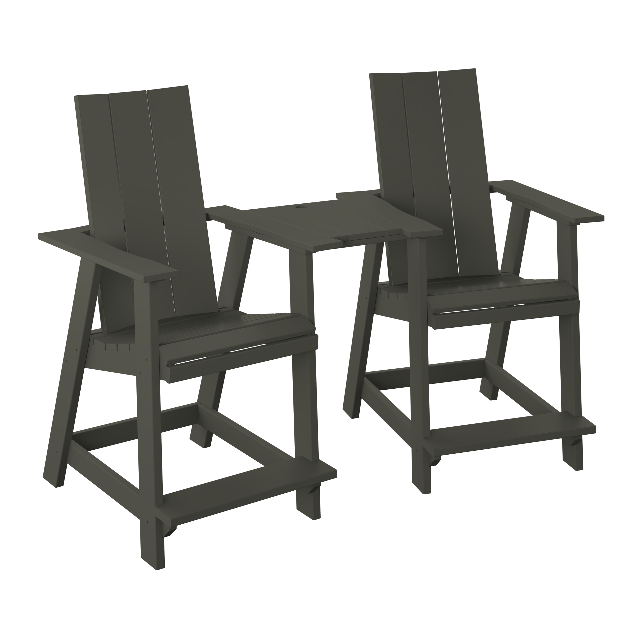 Modern Tete-a-tete Counter Set