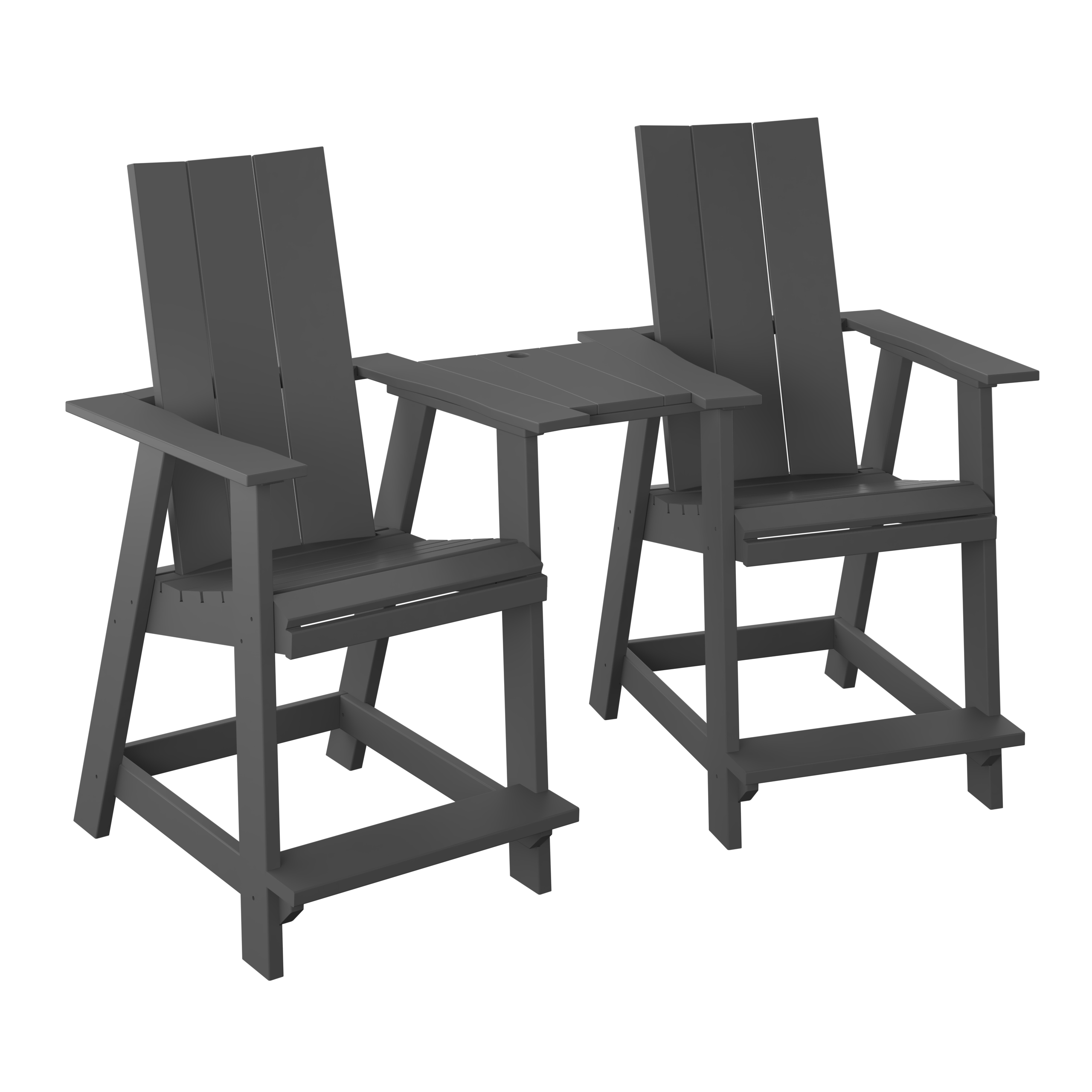 Modern Tete-a-tete Counter Set