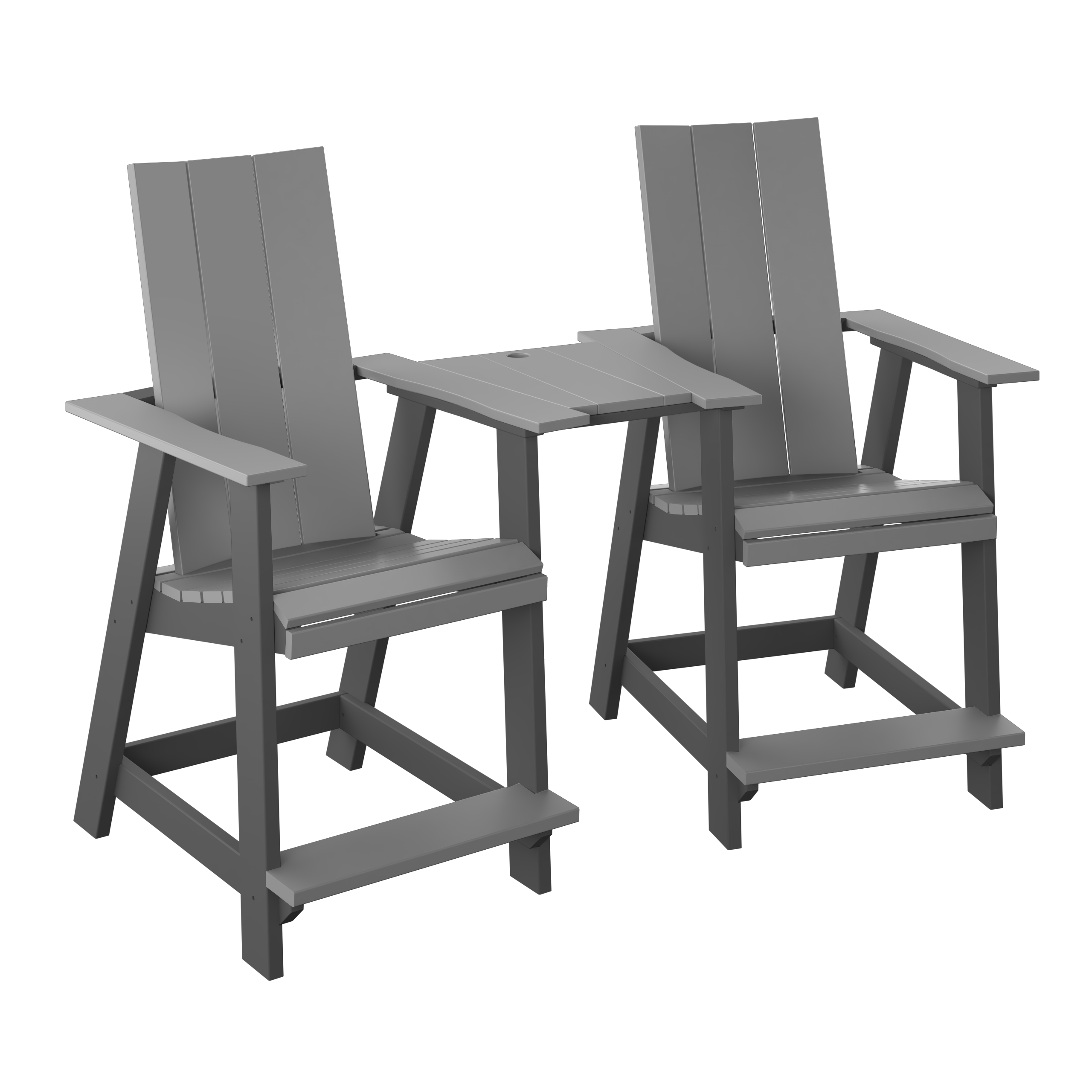 Modern Tete-a-tete Counter Set