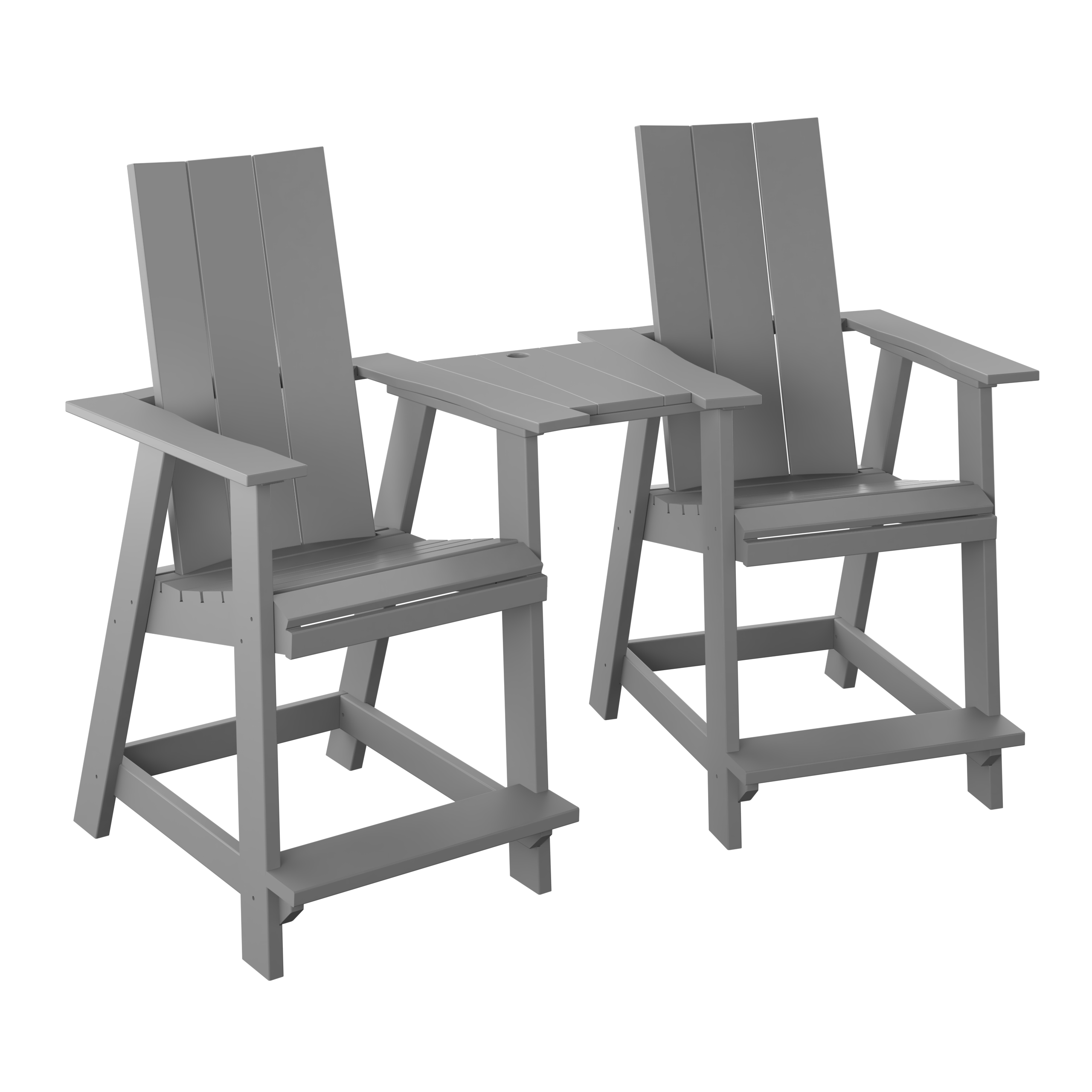 Modern Tete-a-tete Counter Set