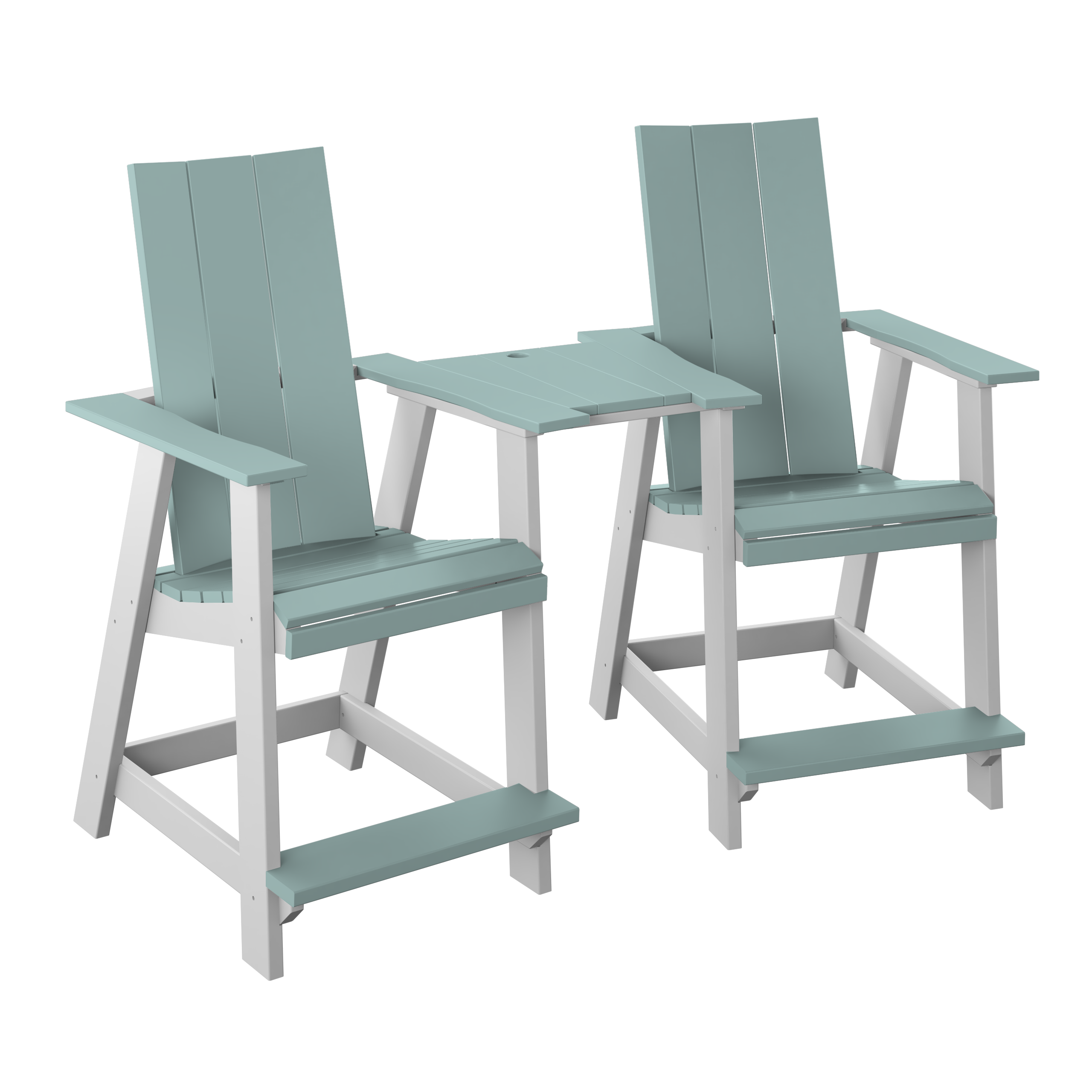 Modern Tete-a-tete Counter Set