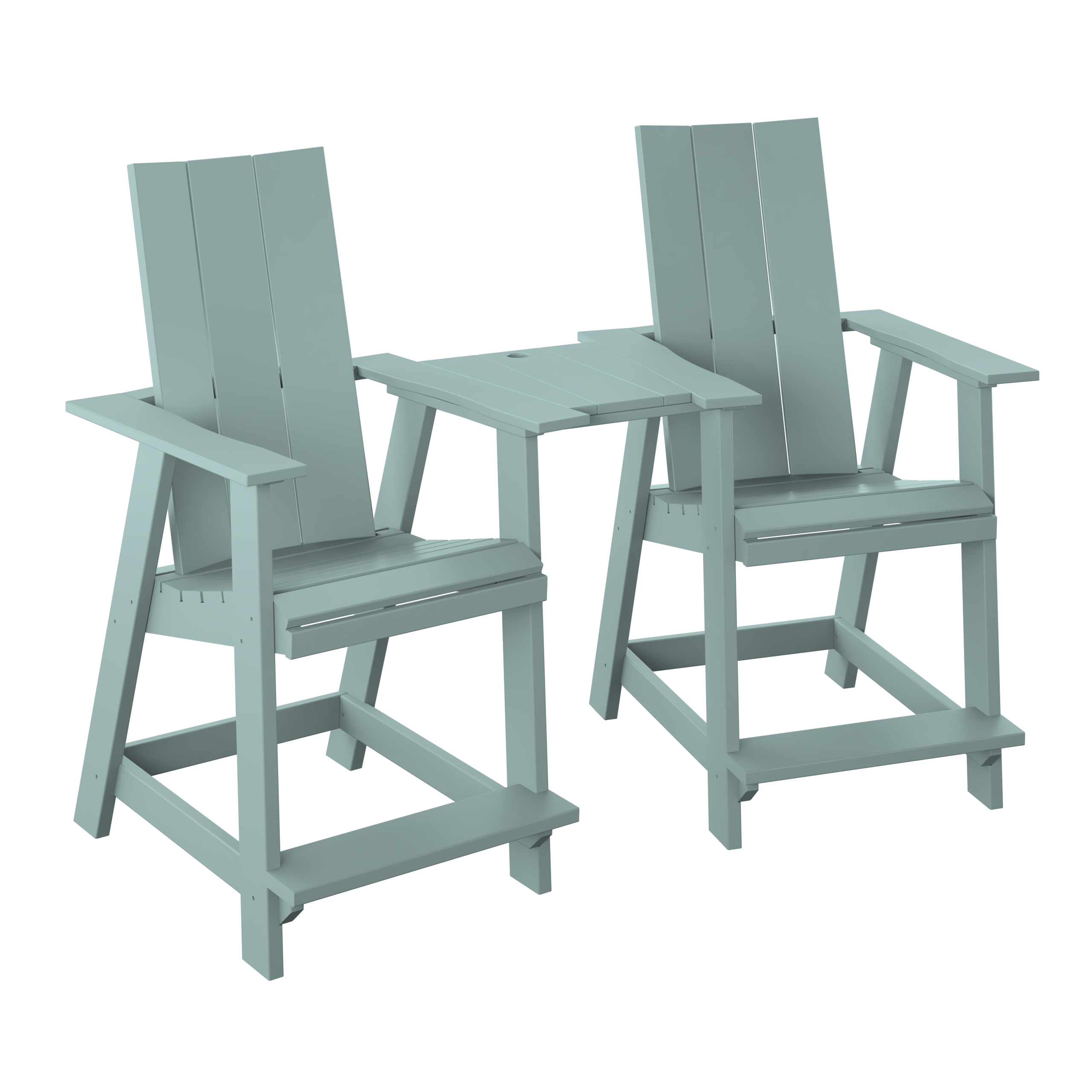 Modern Tete-a-tete Counter Set