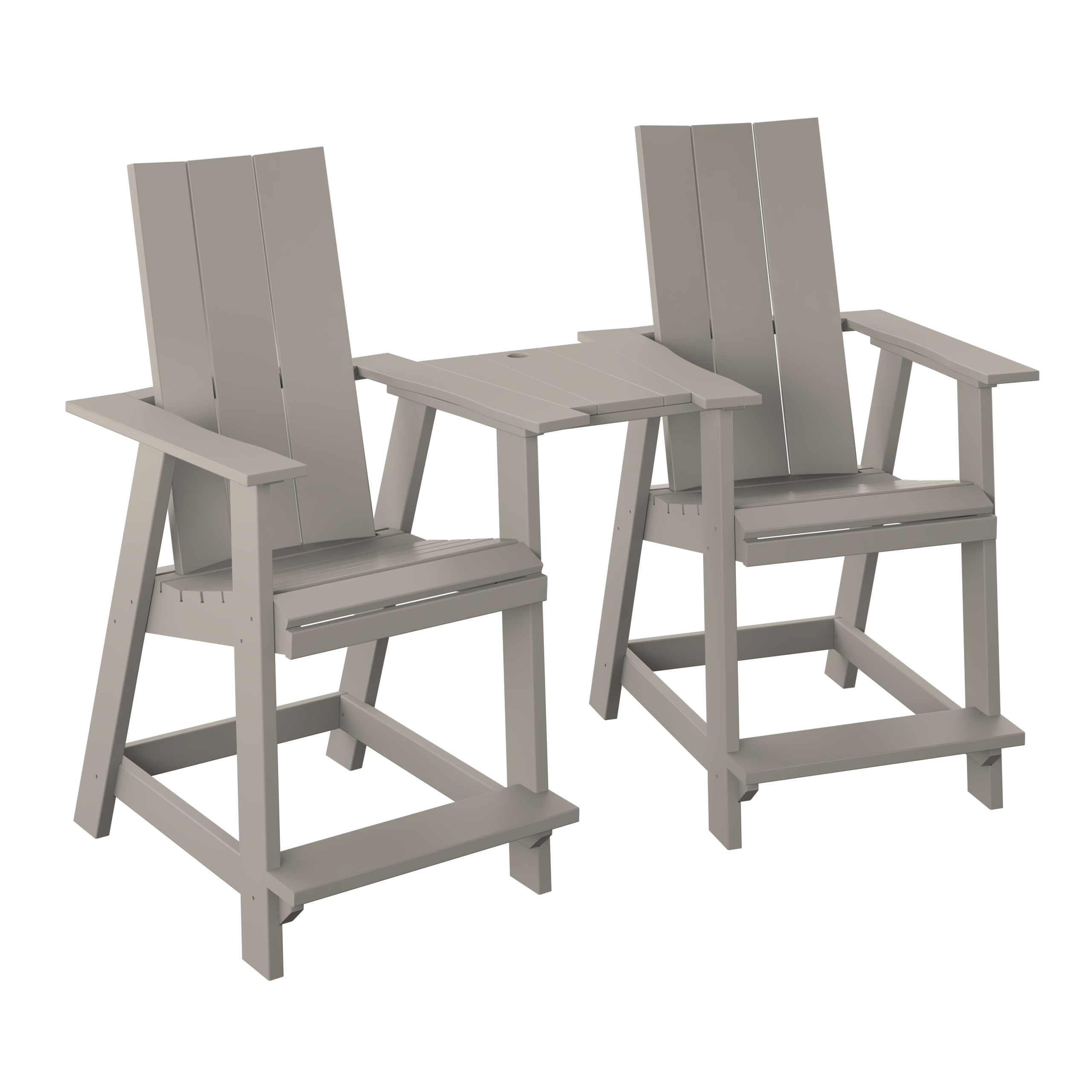 Modern Tete-a-tete Counter Set