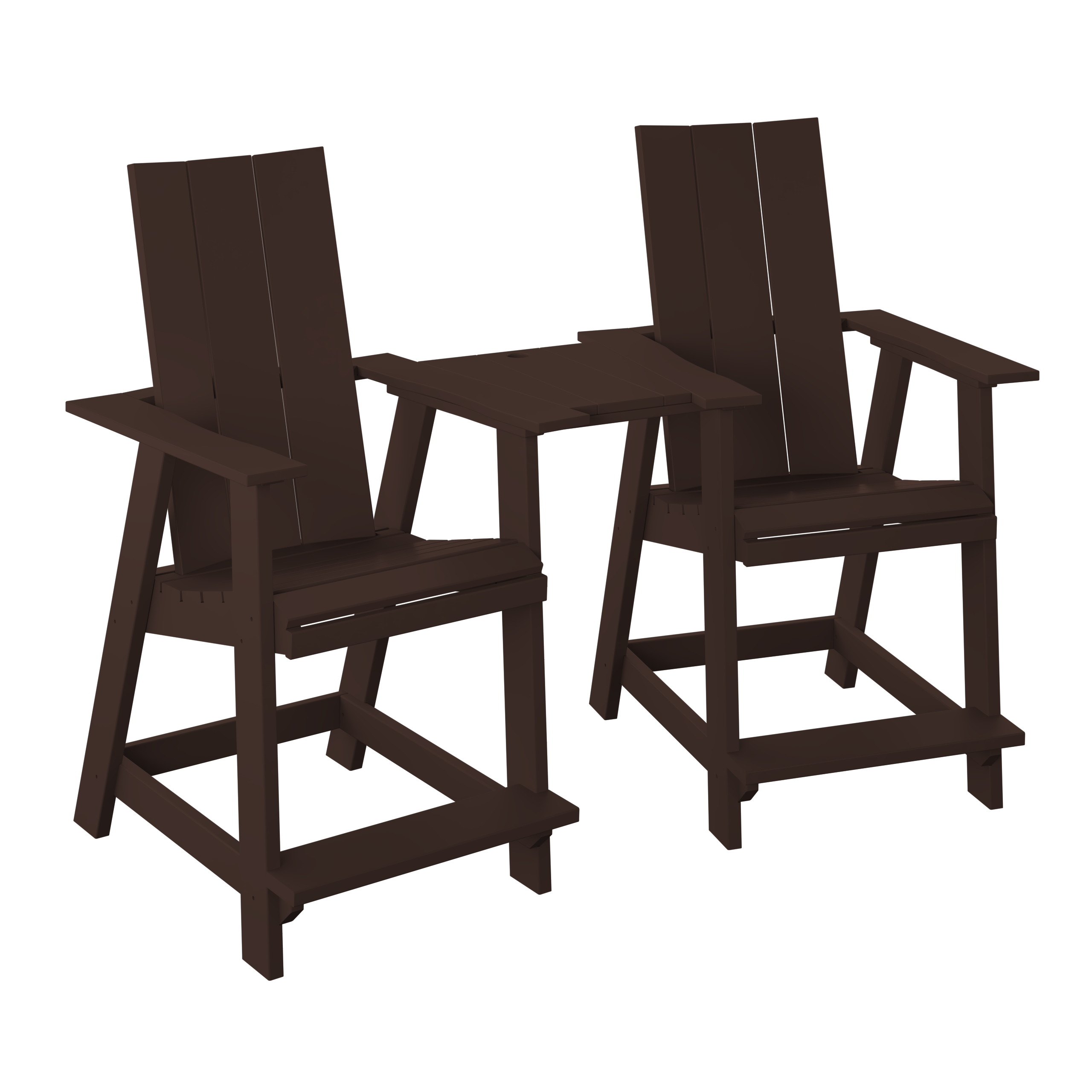 Modern Tete-a-tete Counter Set