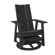 Modern Adirondack Swivel Glider