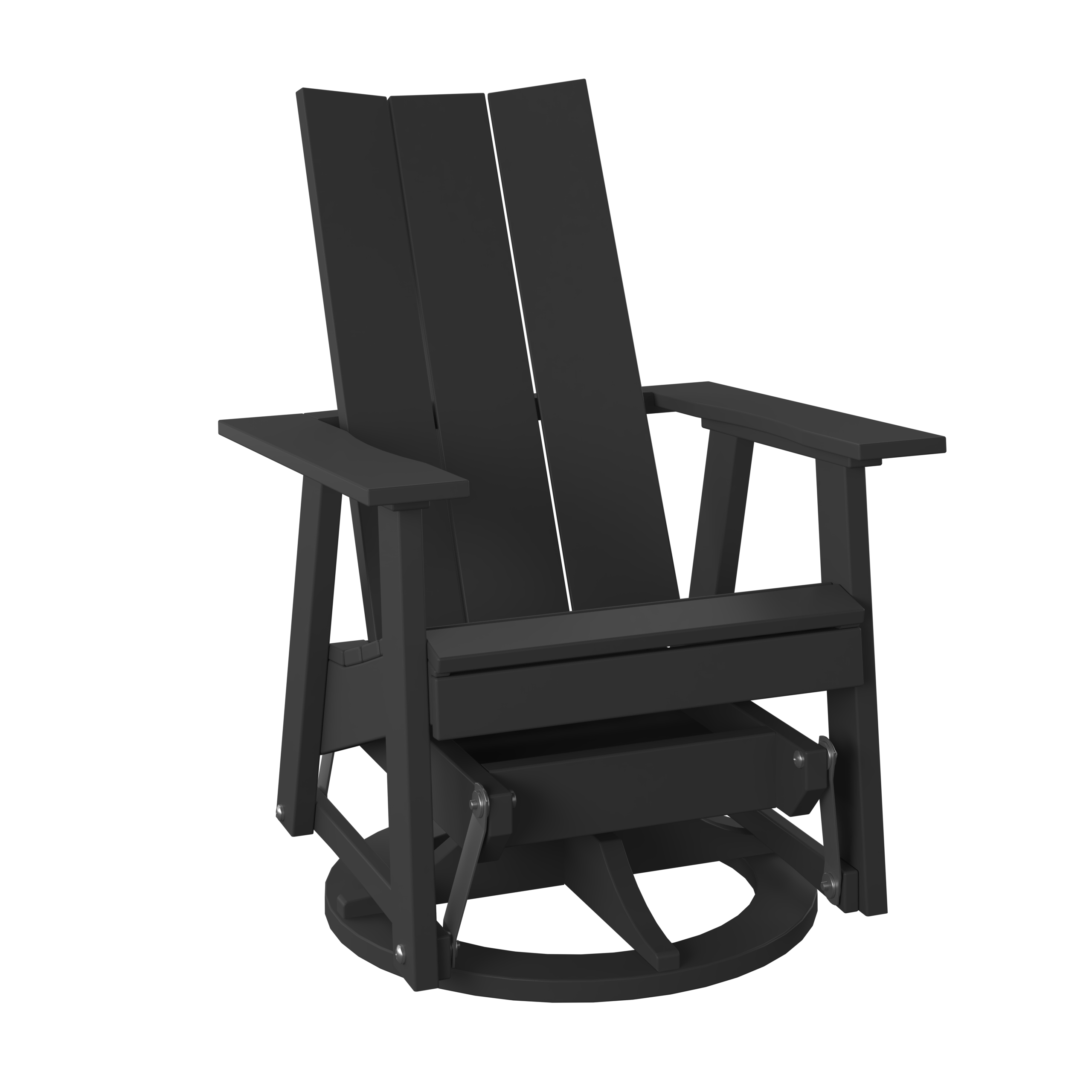 Modern Adirondack Swivel Glider