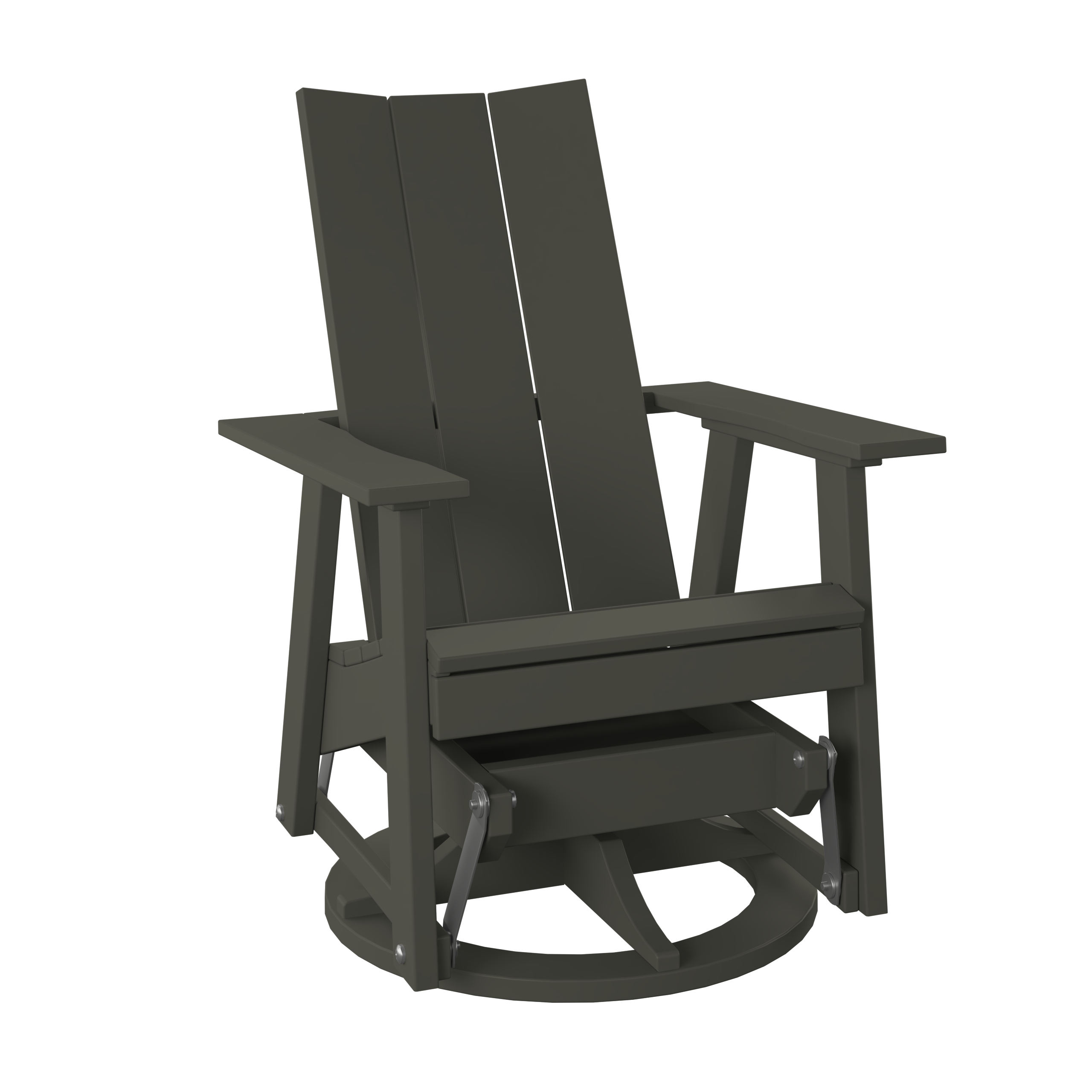 Modern Adirondack Swivel Glider