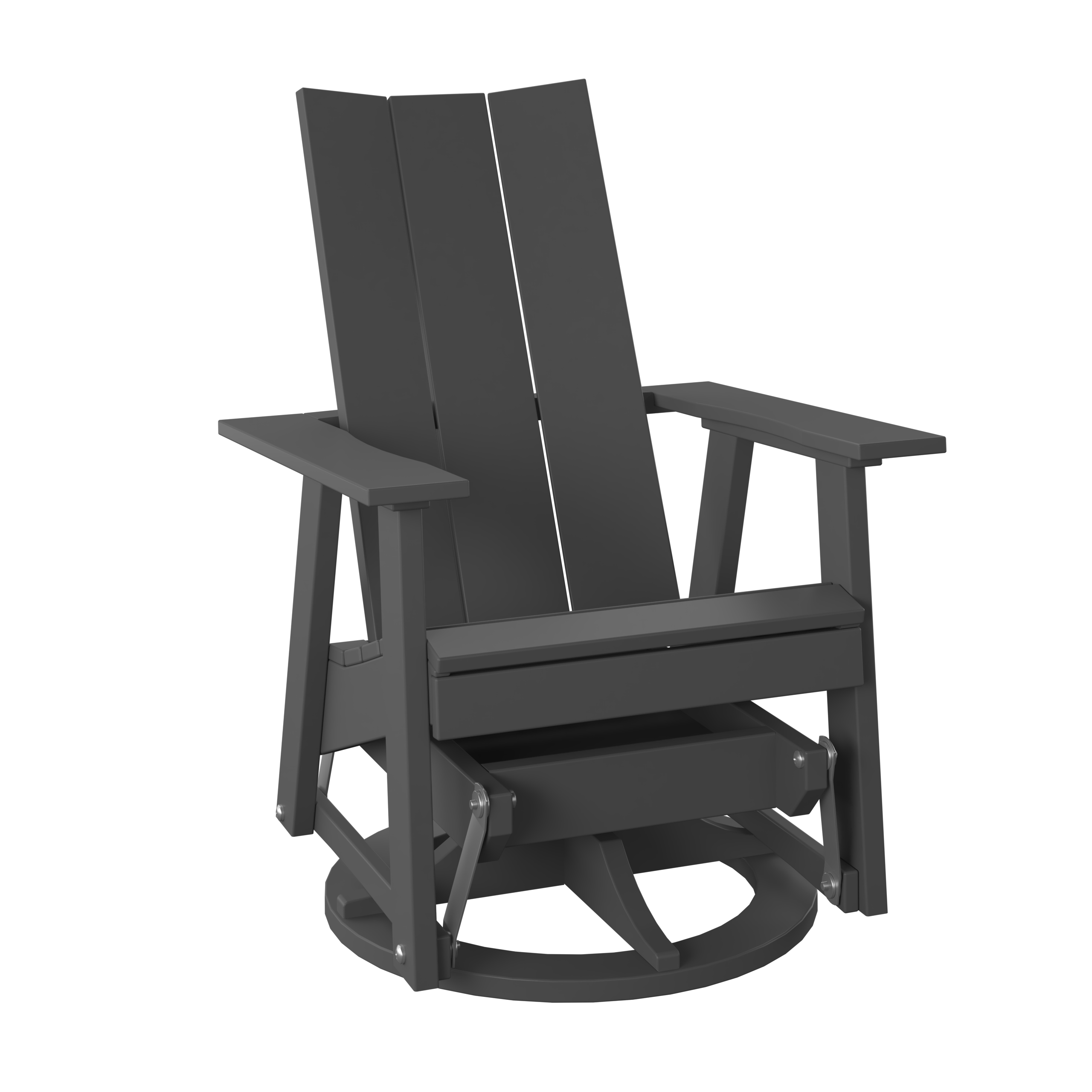 Modern Adirondack Swivel Glider