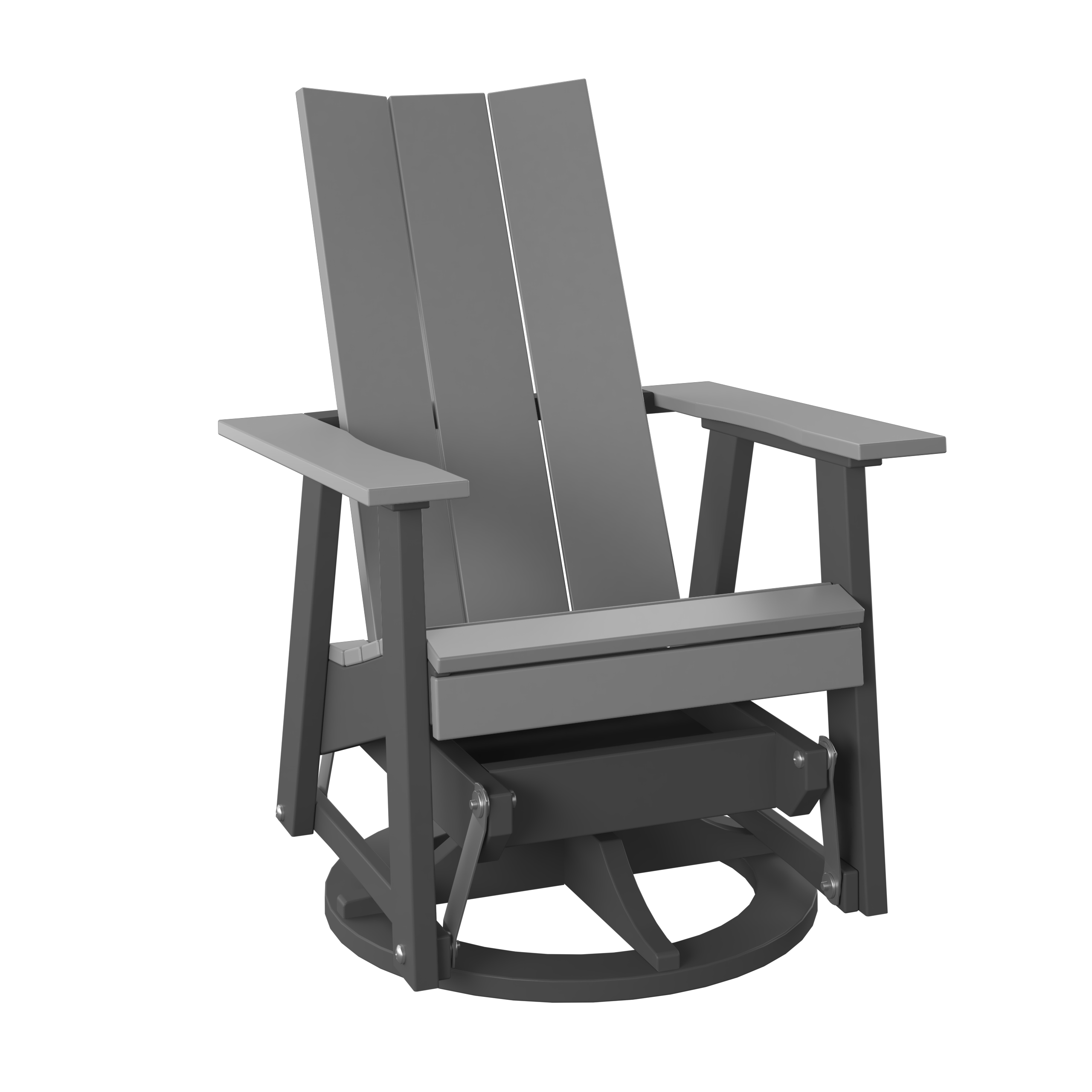 Modern Adirondack Swivel Glider