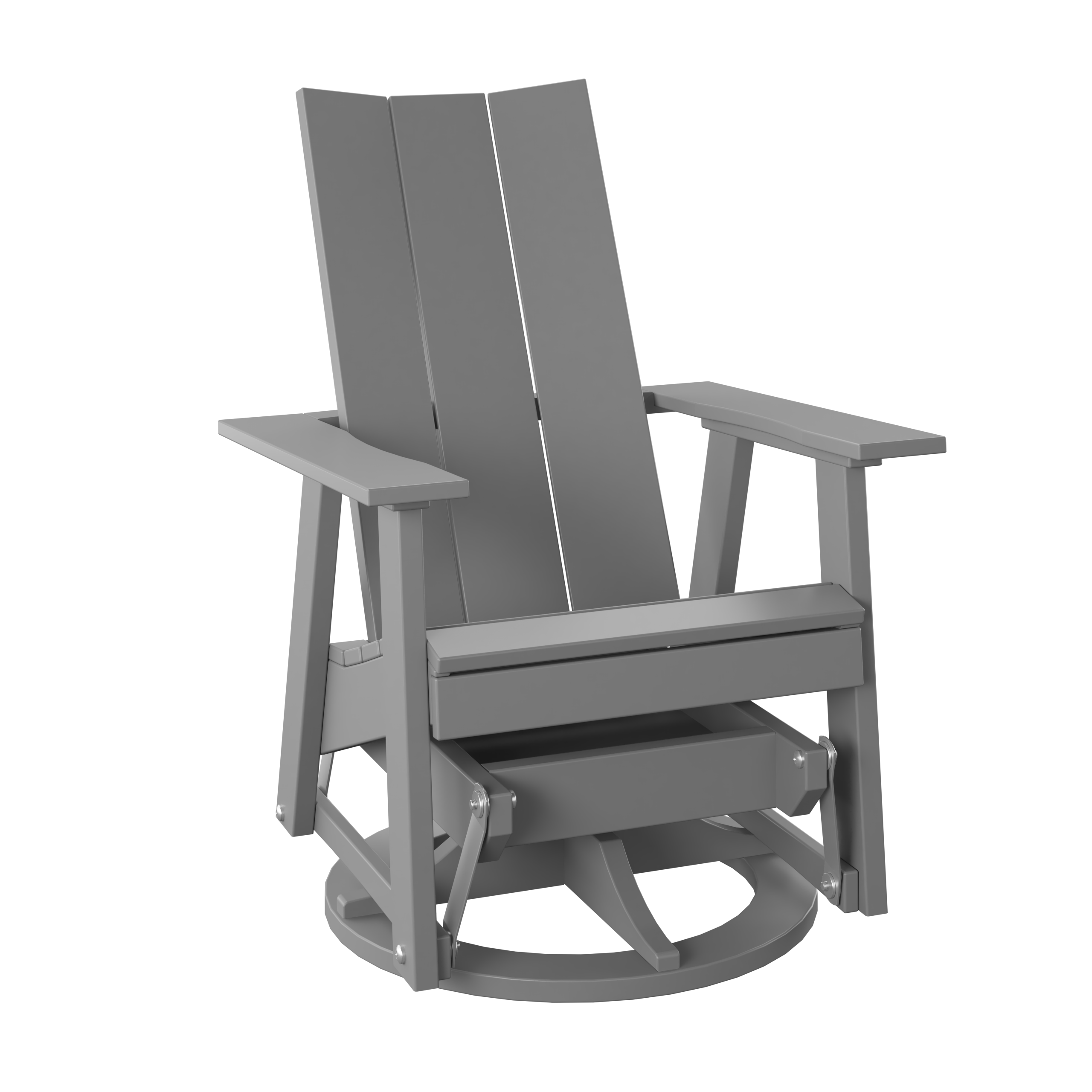 Modern Adirondack Swivel Glider