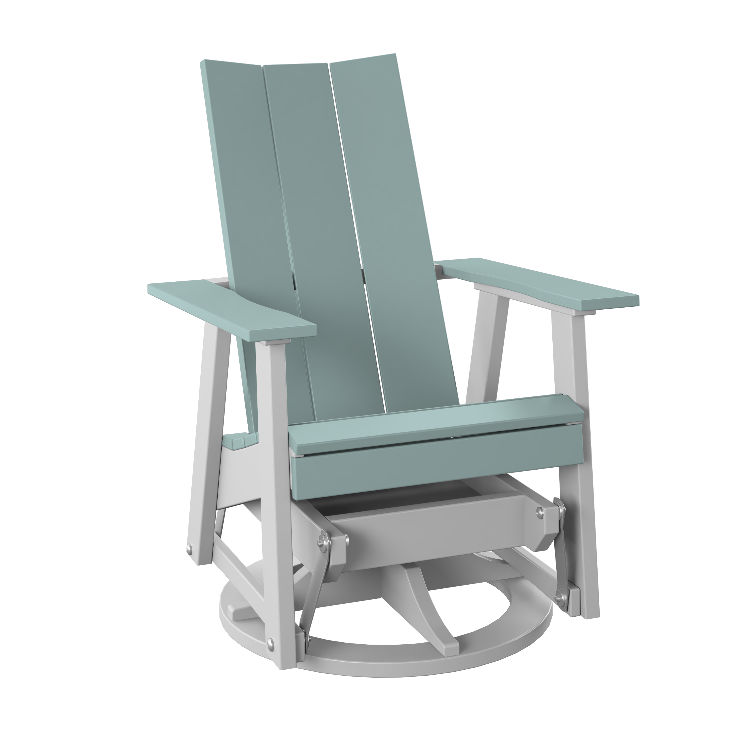 Modern Adirondack Swivel Glider