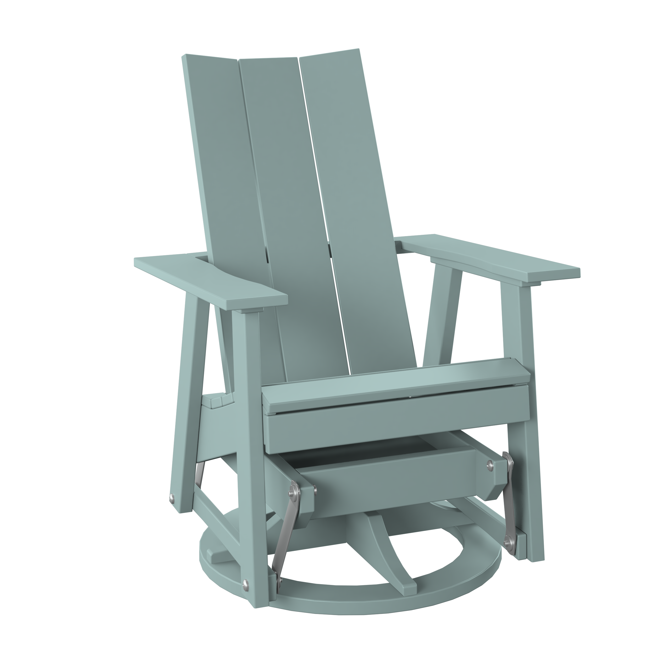 Modern Adirondack Swivel Glider