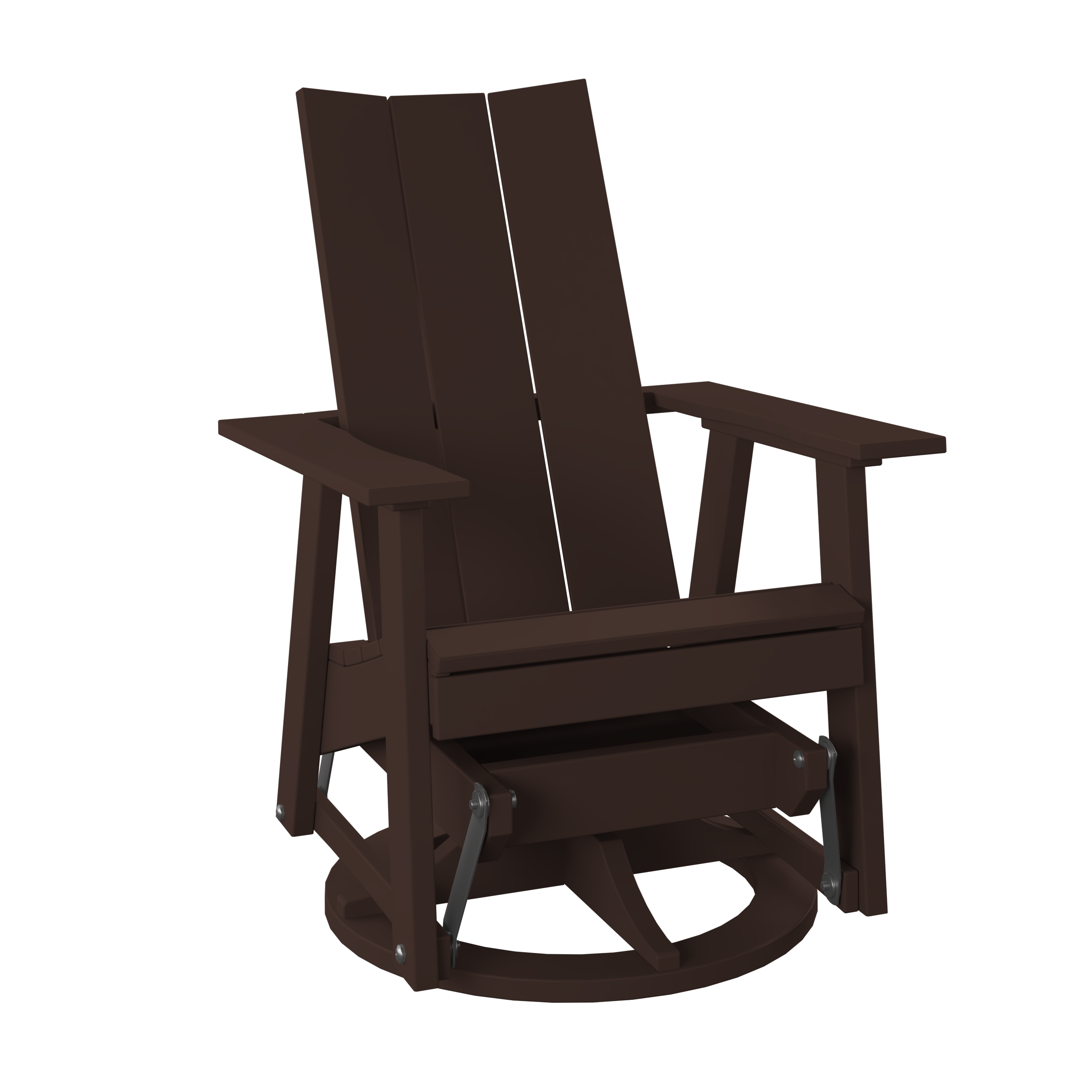 Modern Adirondack Swivel Glider