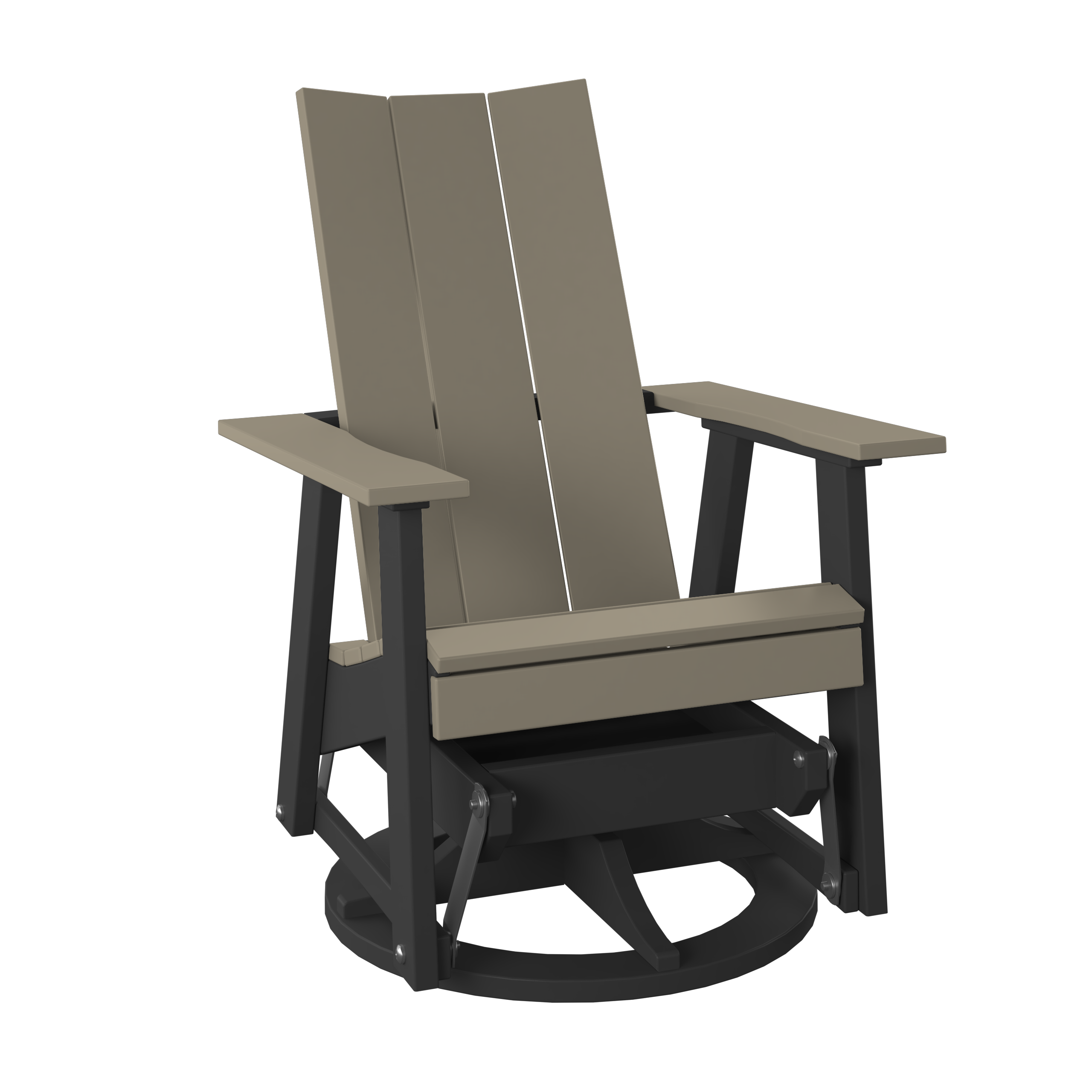 Modern Adirondack Swivel Glider