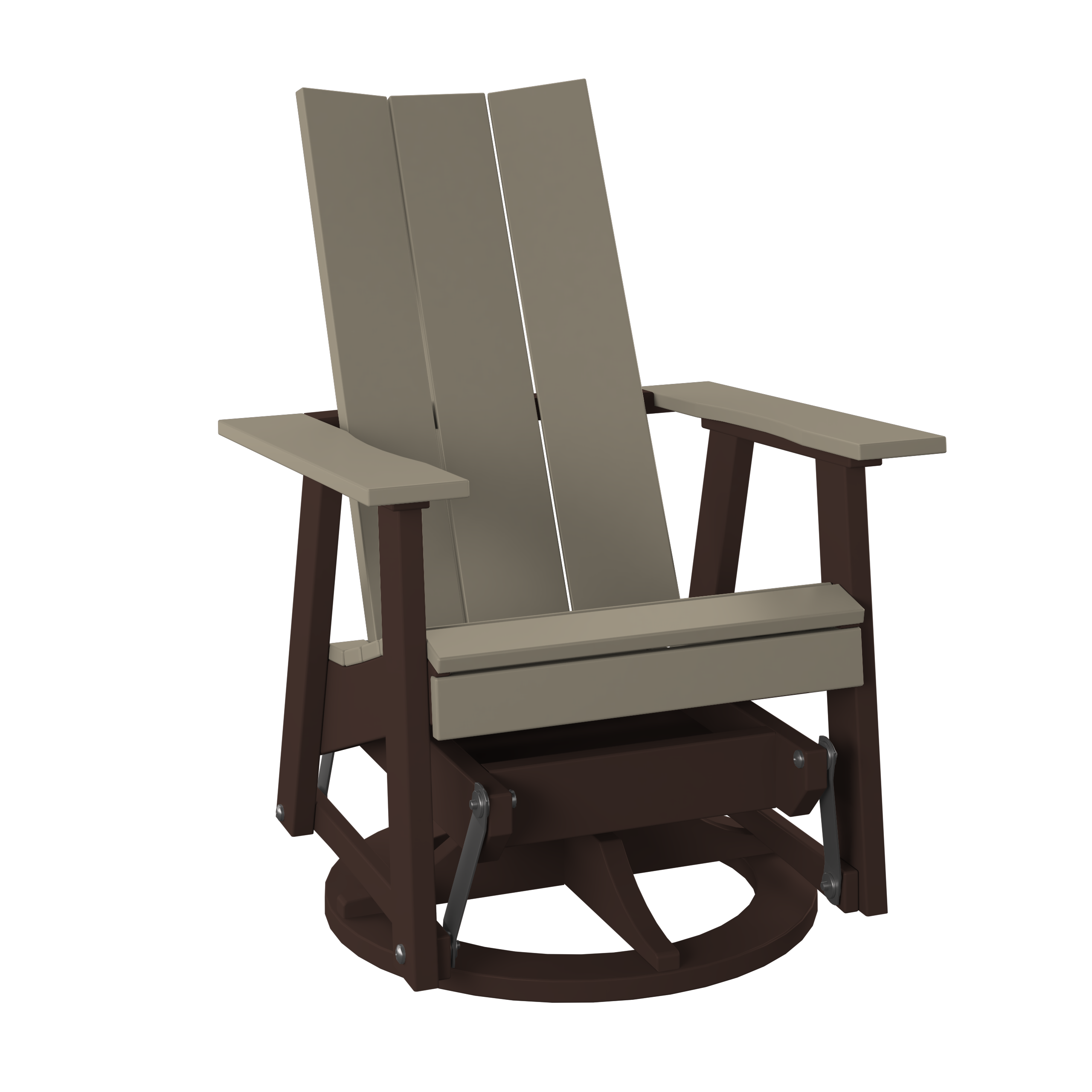 Modern Adirondack Swivel Glider