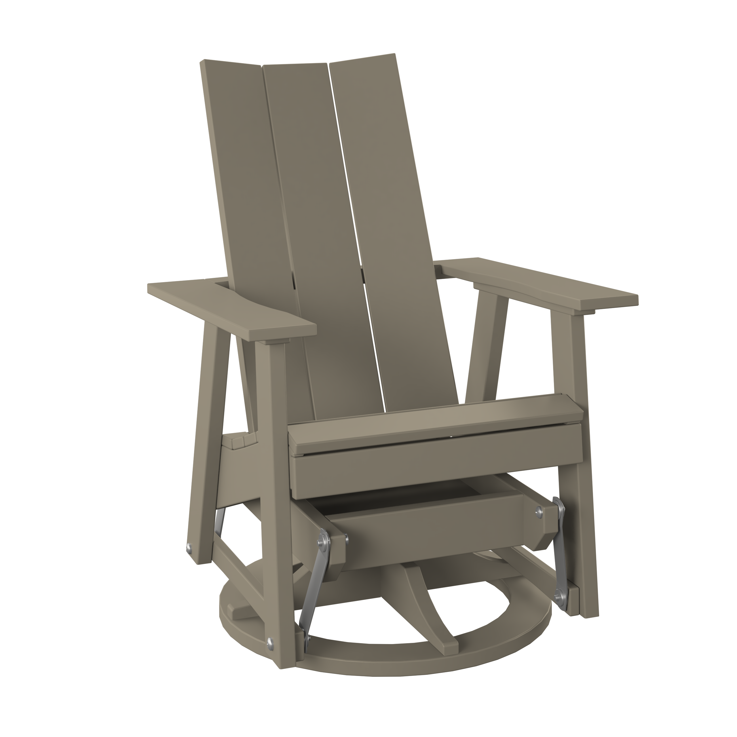 Modern Adirondack Swivel Glider