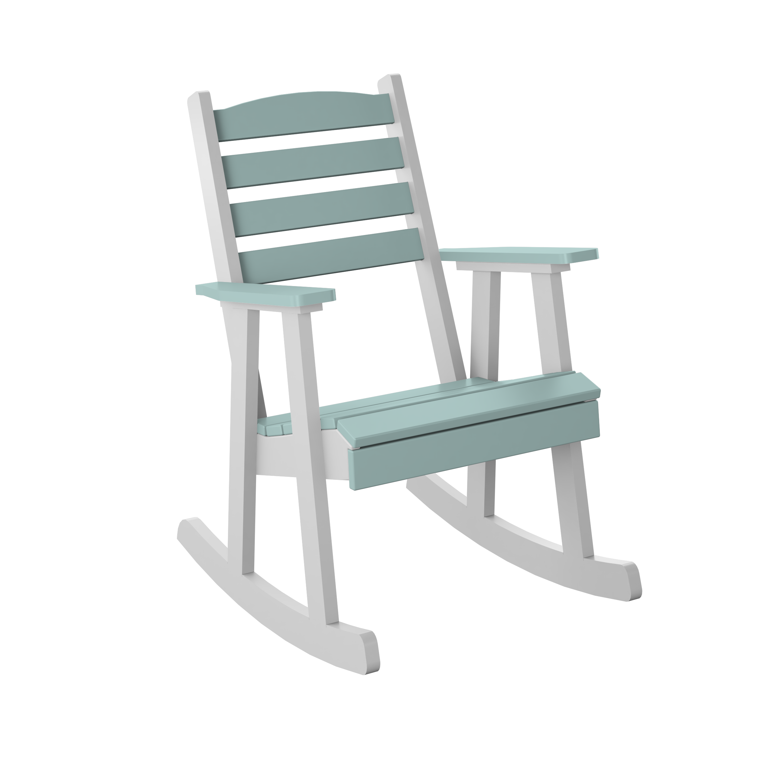 Slat Back Rocking Chair