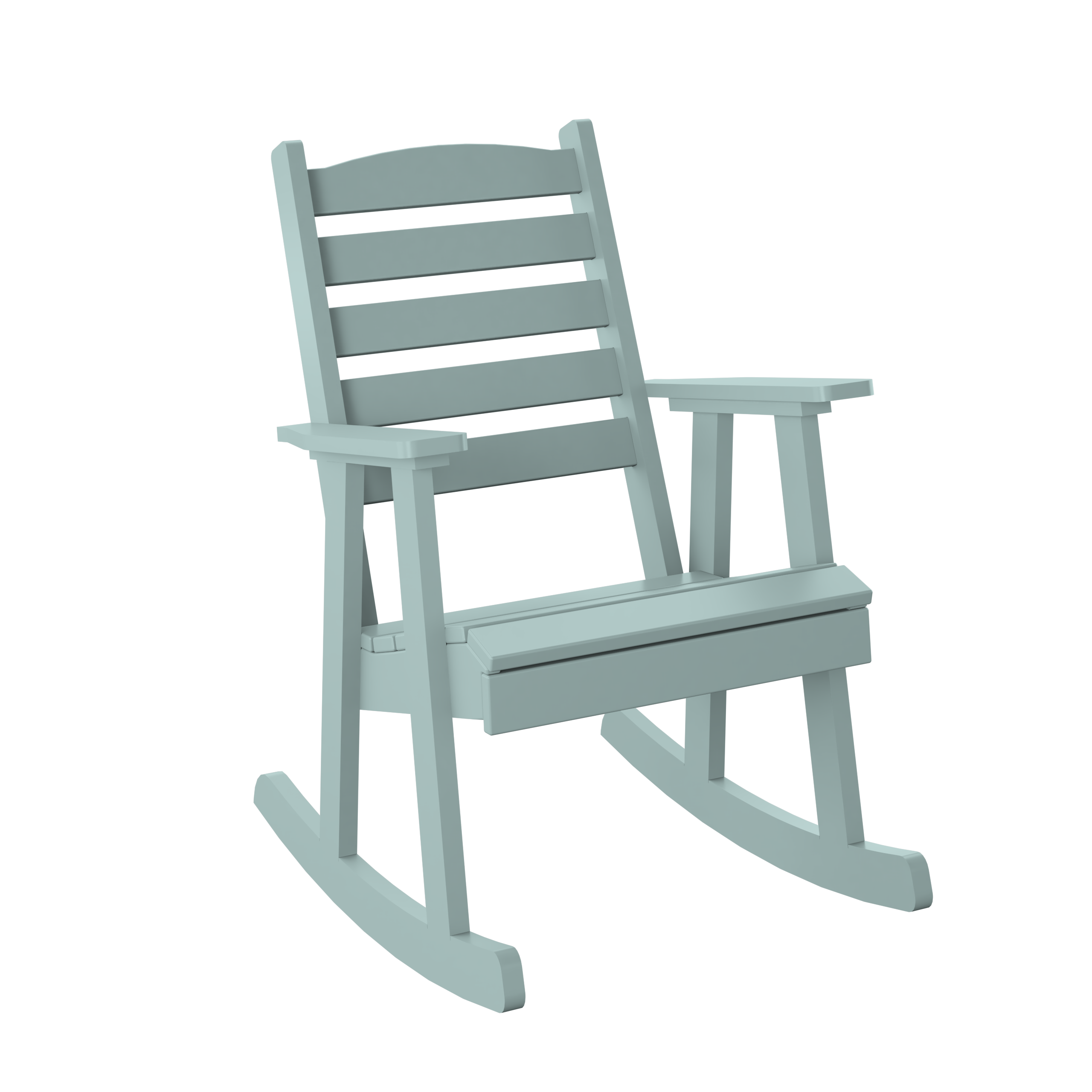 Slat Back Rocking Chair
