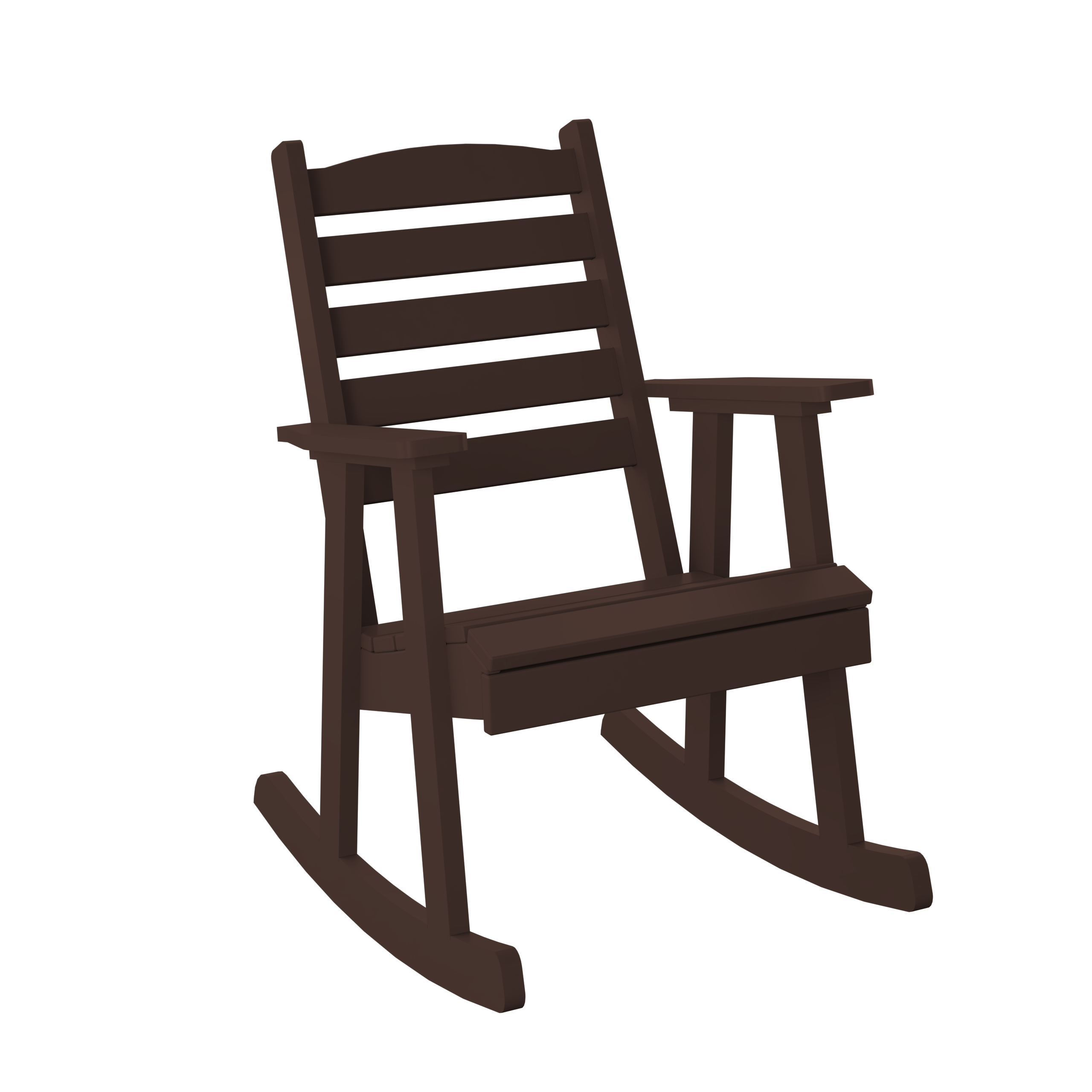 Slat Back Rocking Chair