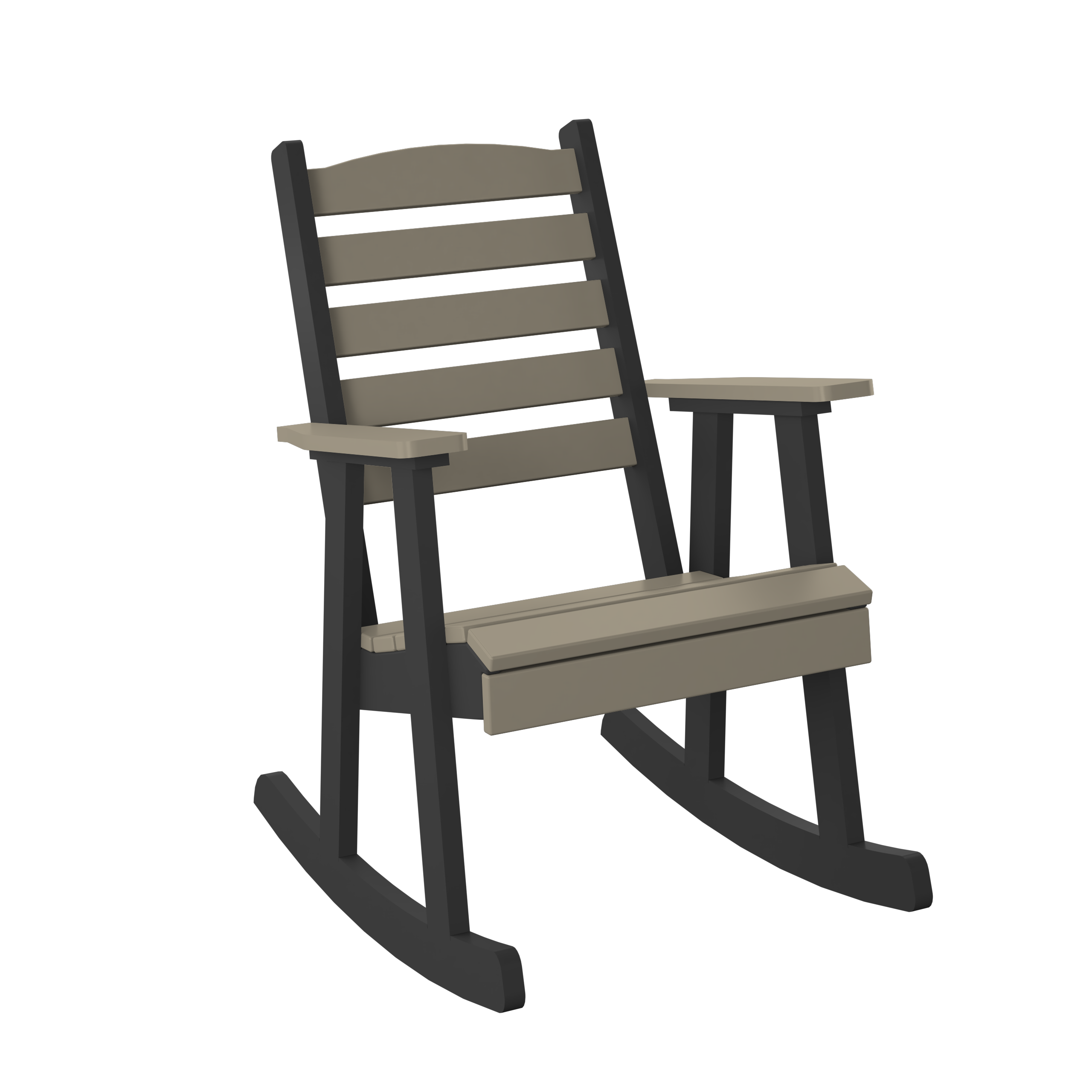 Slat Back Rocking Chair