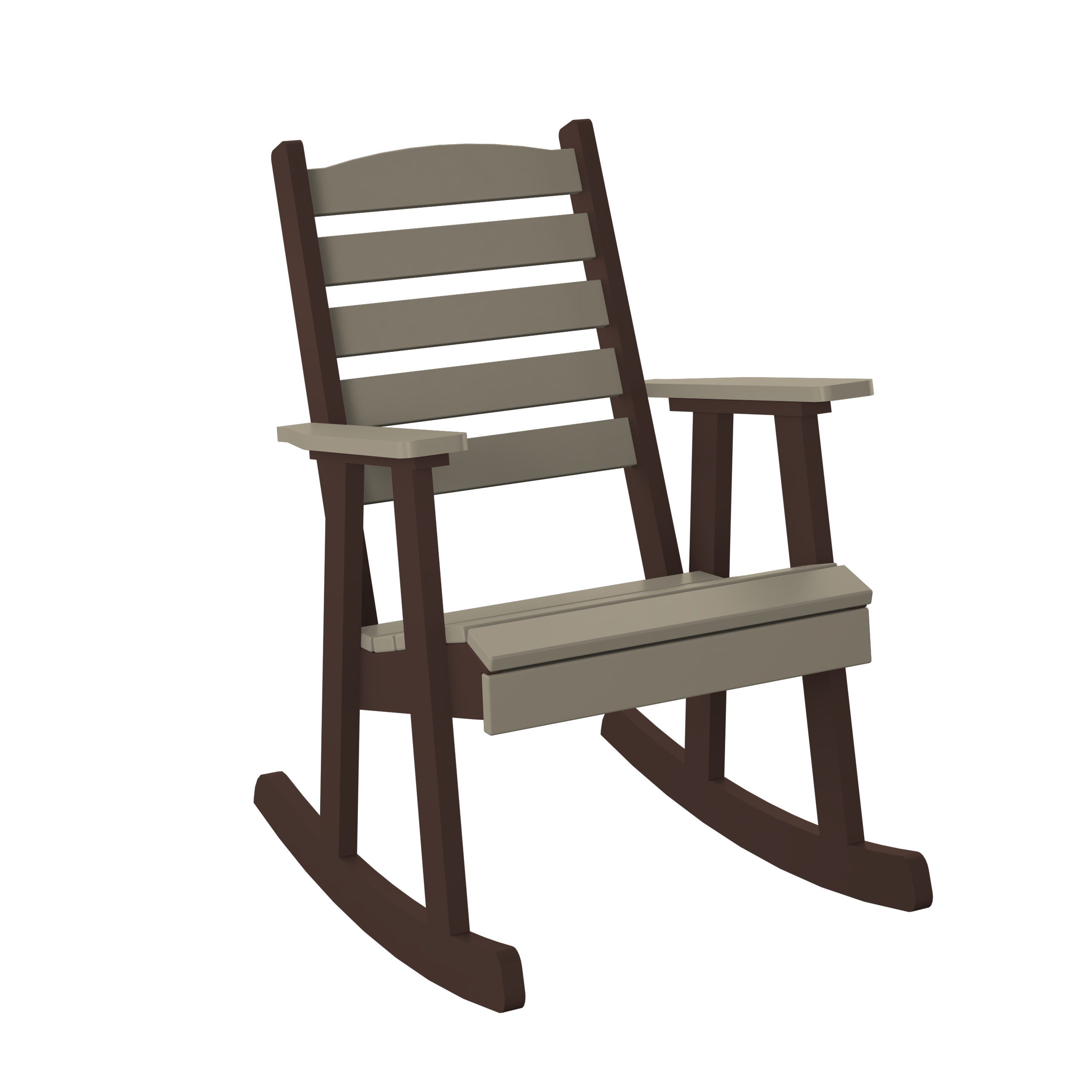 Slat Back Rocking Chair