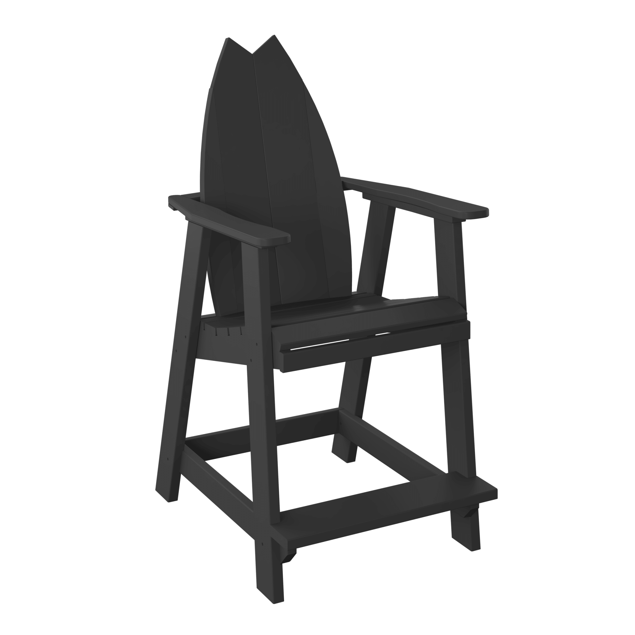 Surfboard Tail Adirondack Balcony Chair - Haven Outdoor
