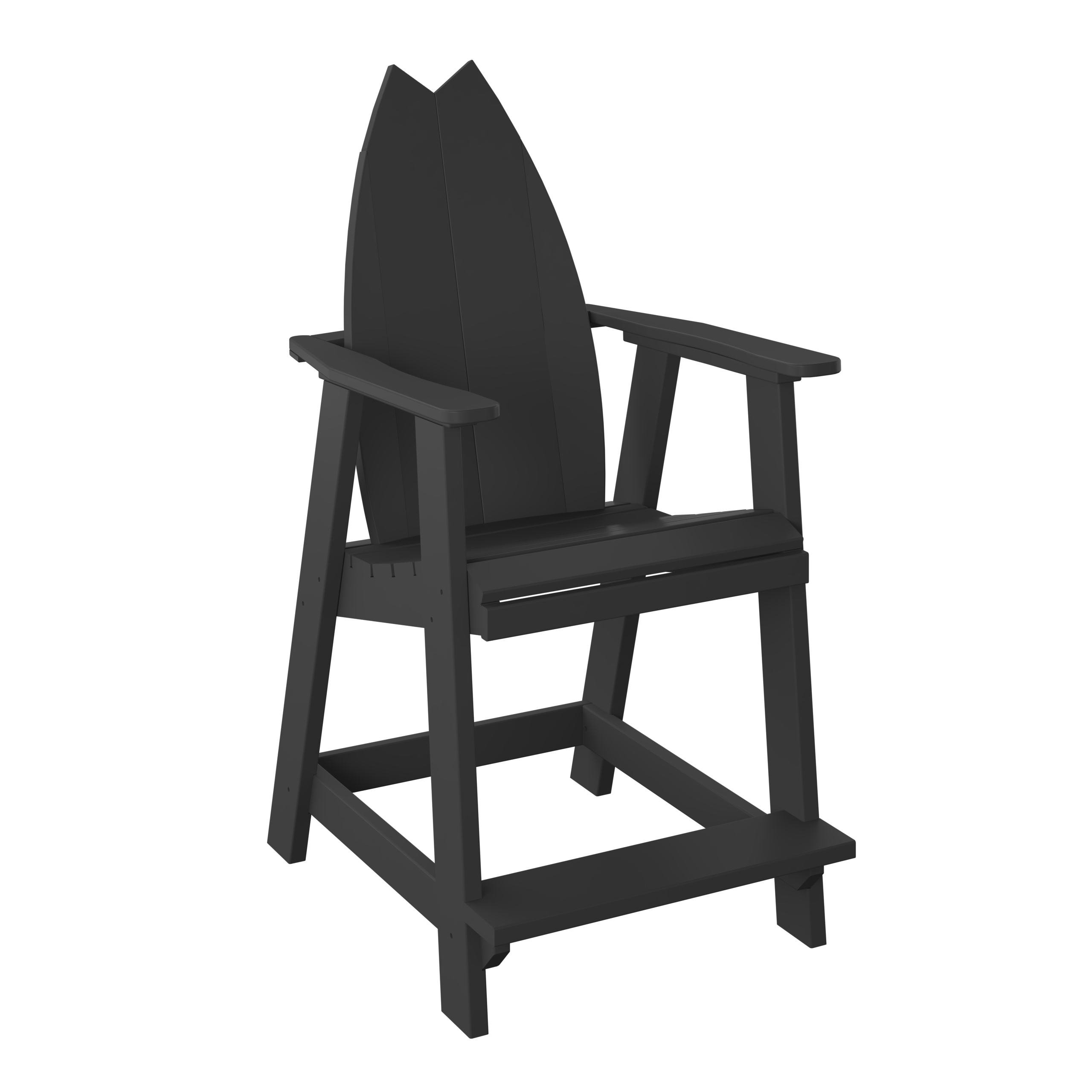 Surfboard Tail Adirondack Balcony Chair