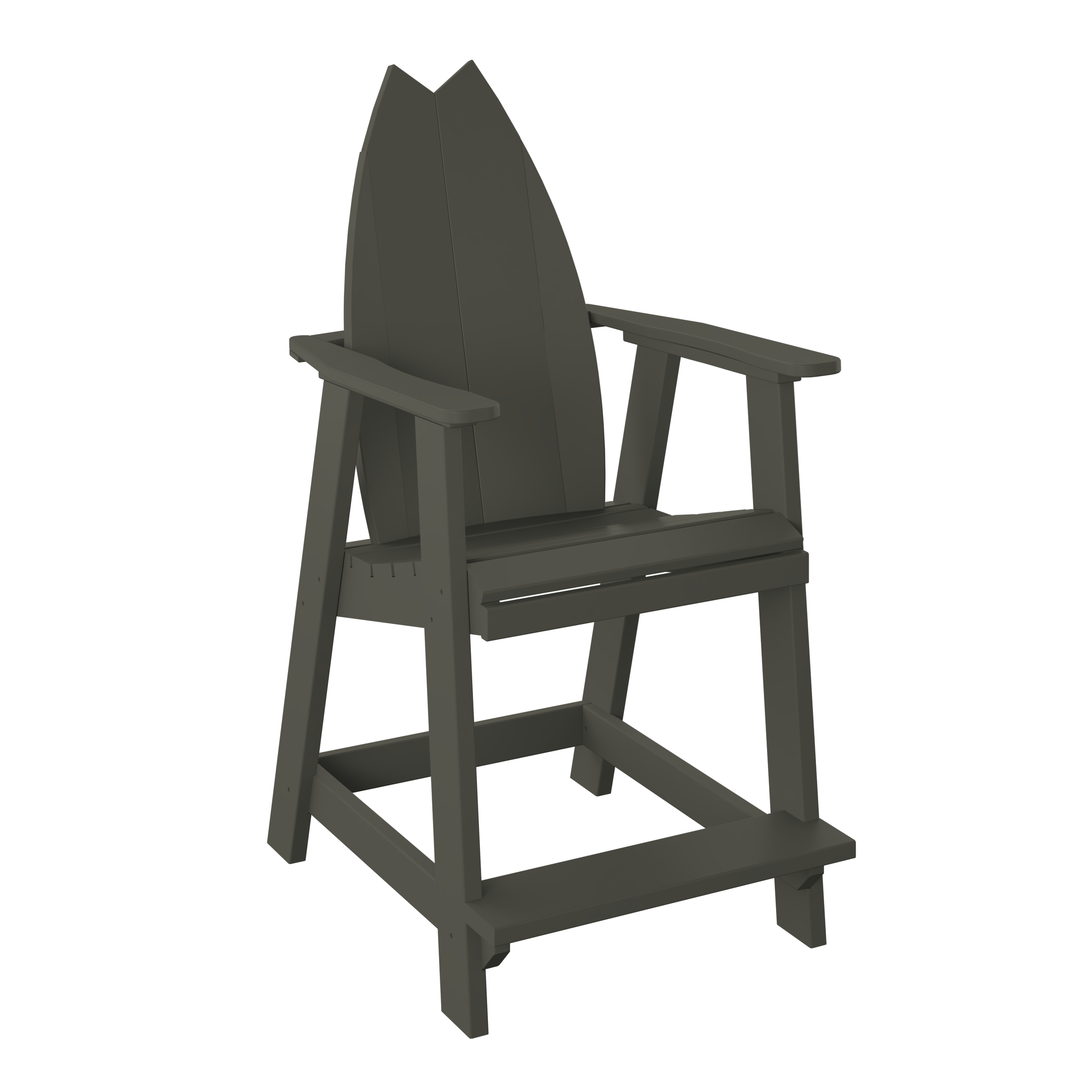 Surfboard Tail Adirondack Balcony Chair