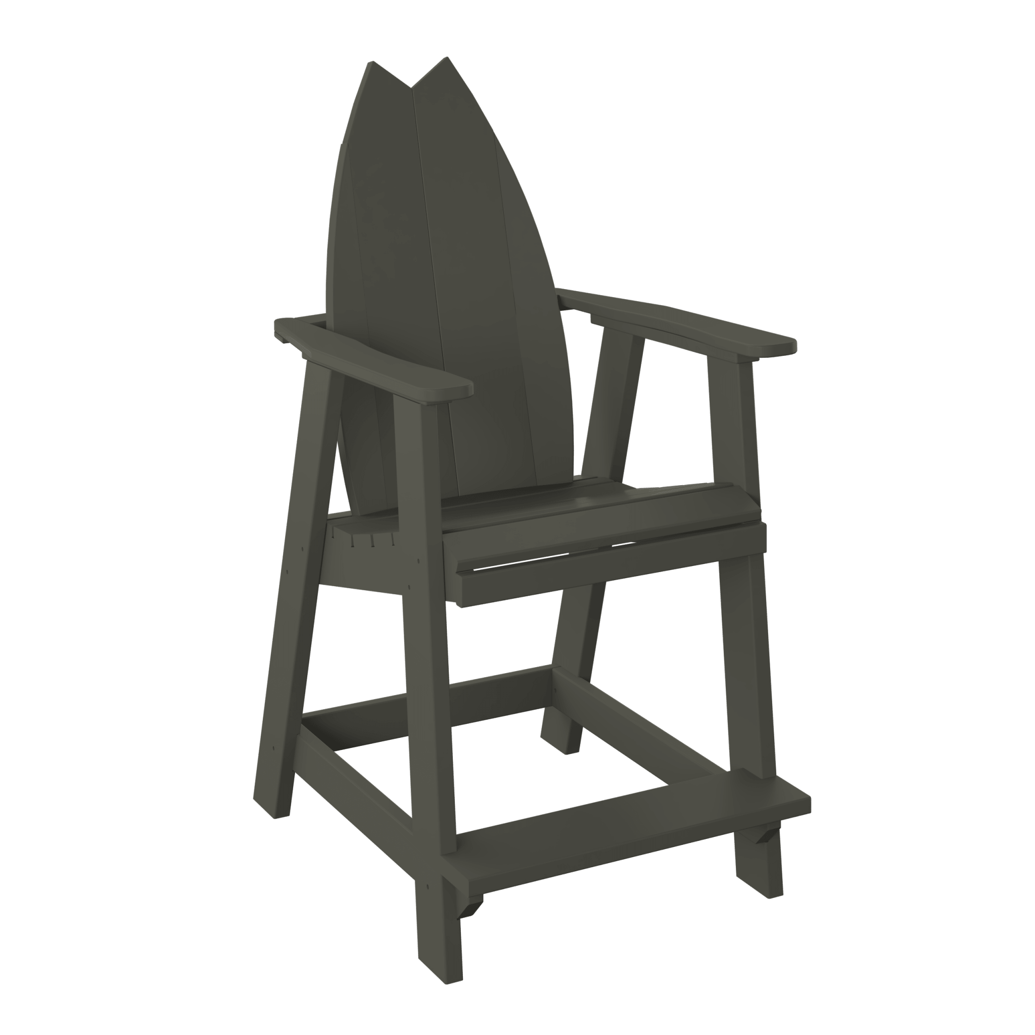Surfboard Tail Adirondack Balcony Chair - Haven Outdoor