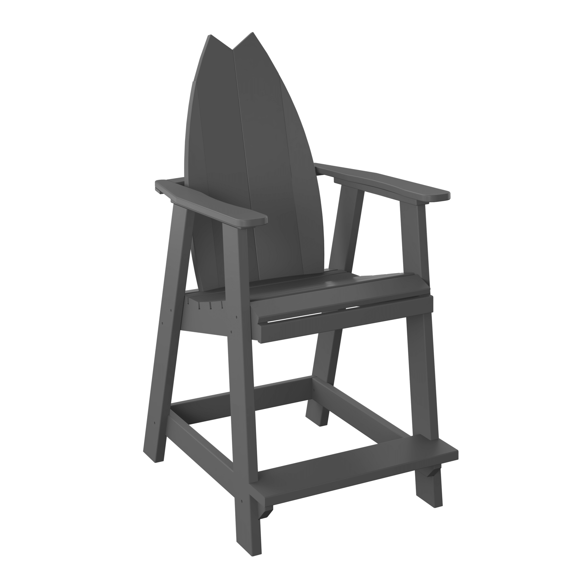Surfboard Tail Adirondack Balcony Chair - Haven Outdoor