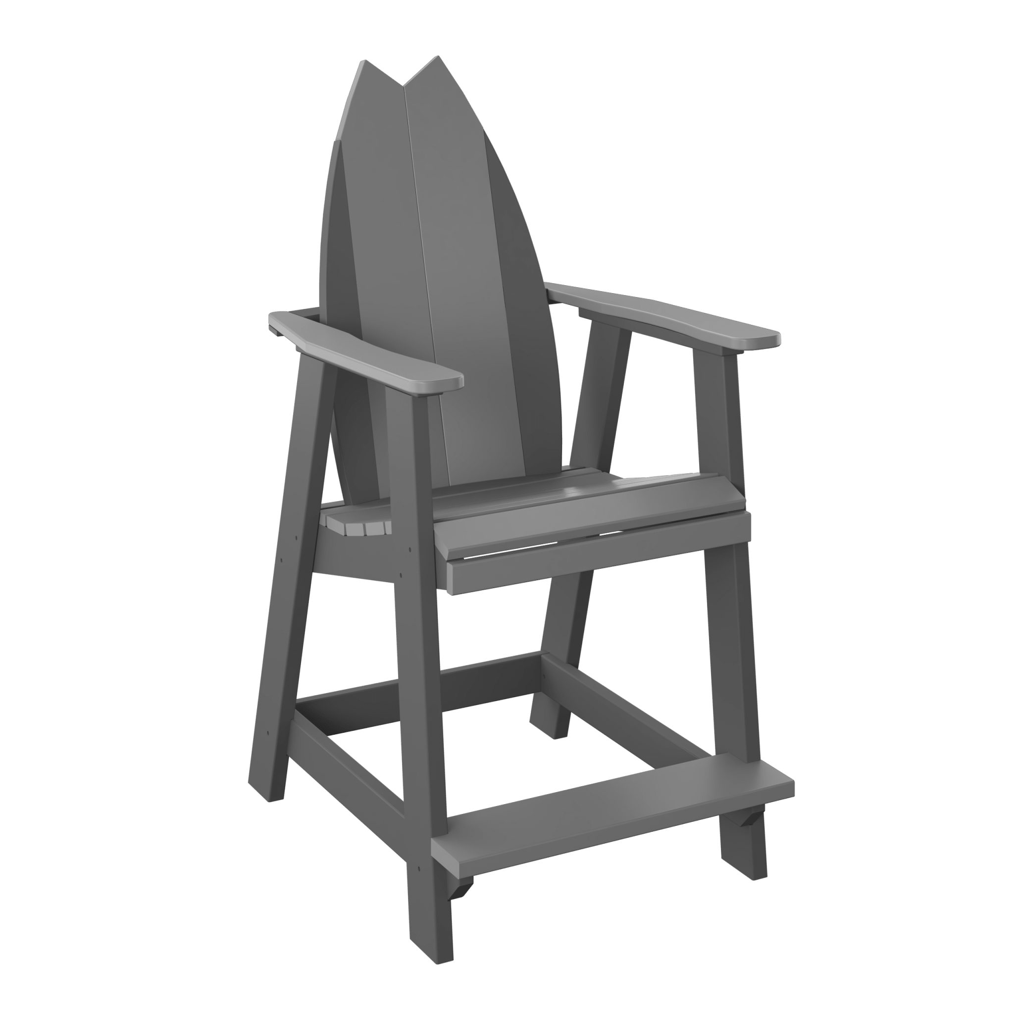 Surfboard Tail Adirondack Balcony Chair - Haven Outdoor