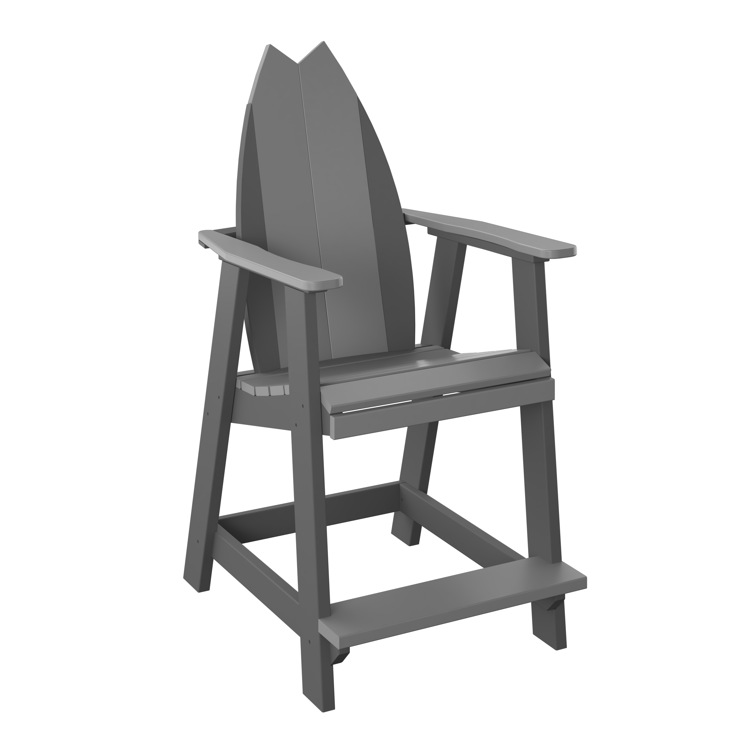 Surfboard Tail Adirondack Balcony Chair