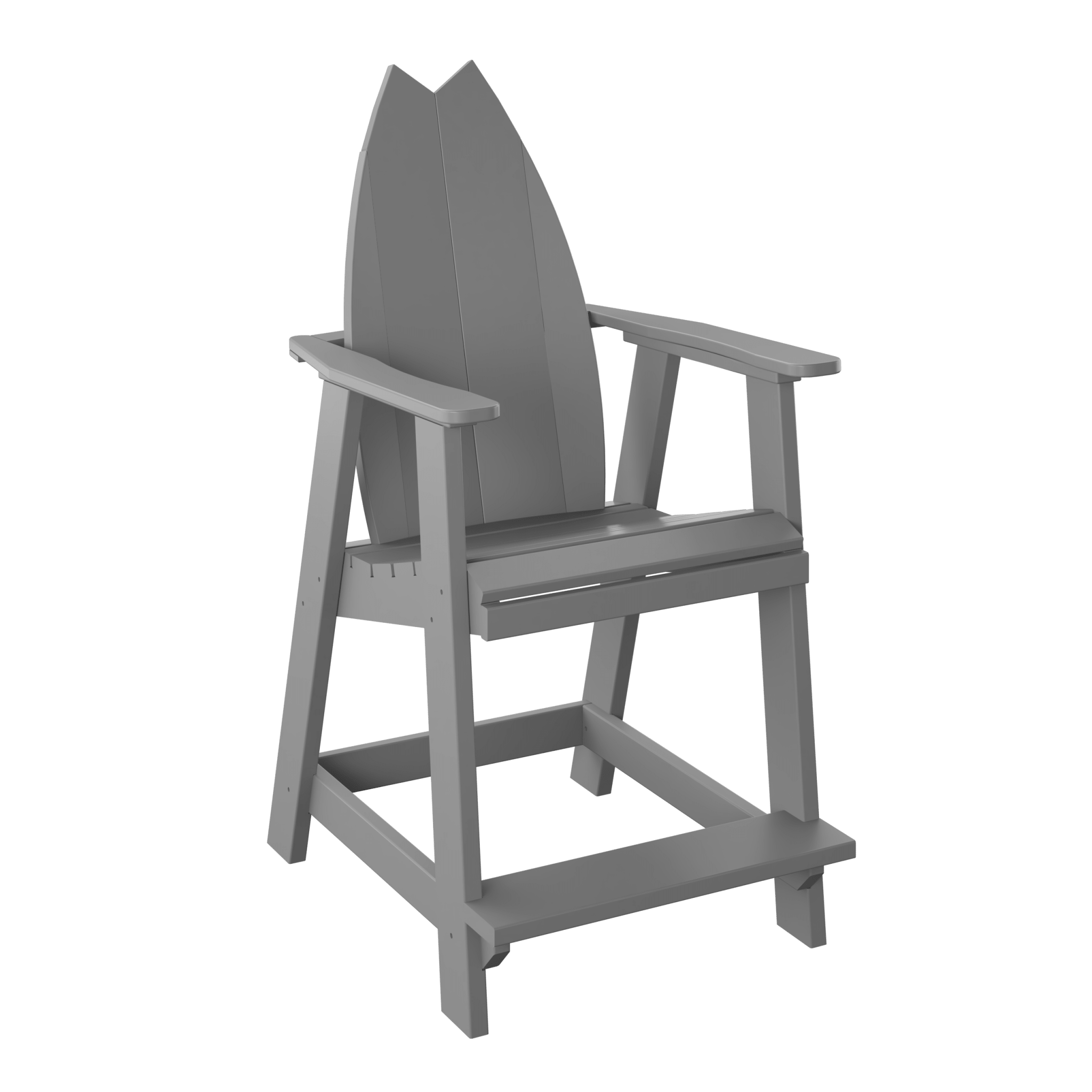 Surfboard Tail Adirondack Balcony Chair - Haven Outdoor
