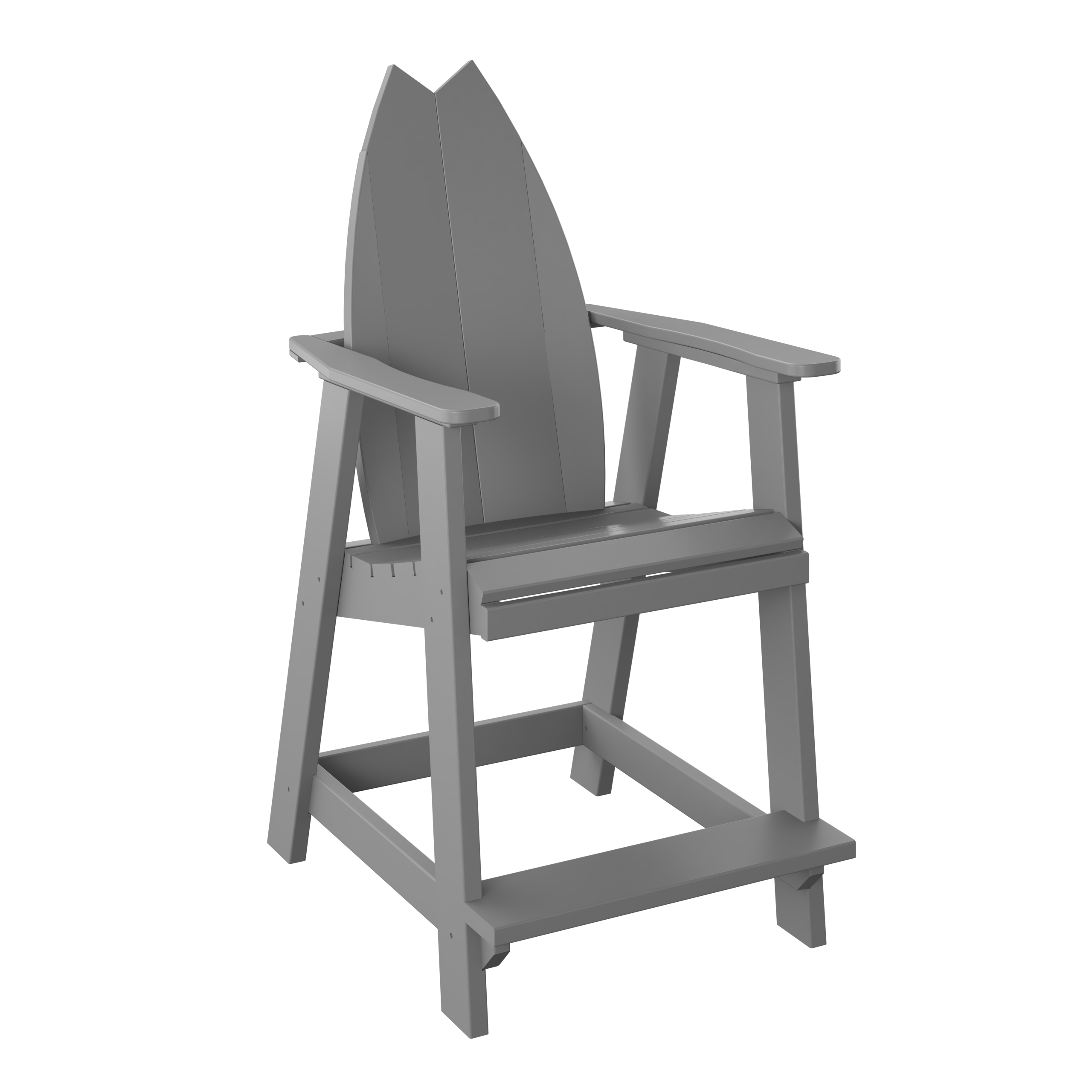 Surfboard Tail Adirondack Balcony Chair