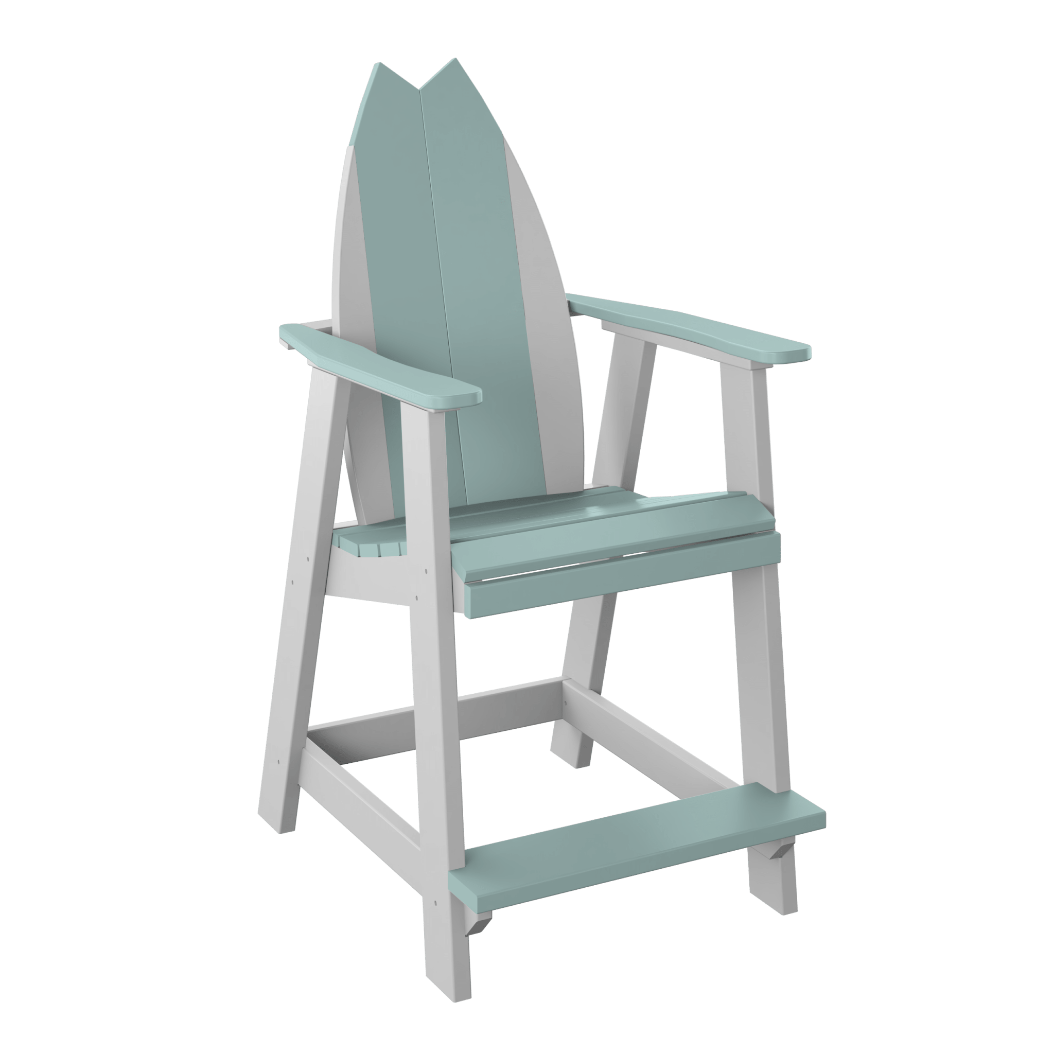 Surfboard Tail Adirondack Balcony Chair - Haven Outdoor